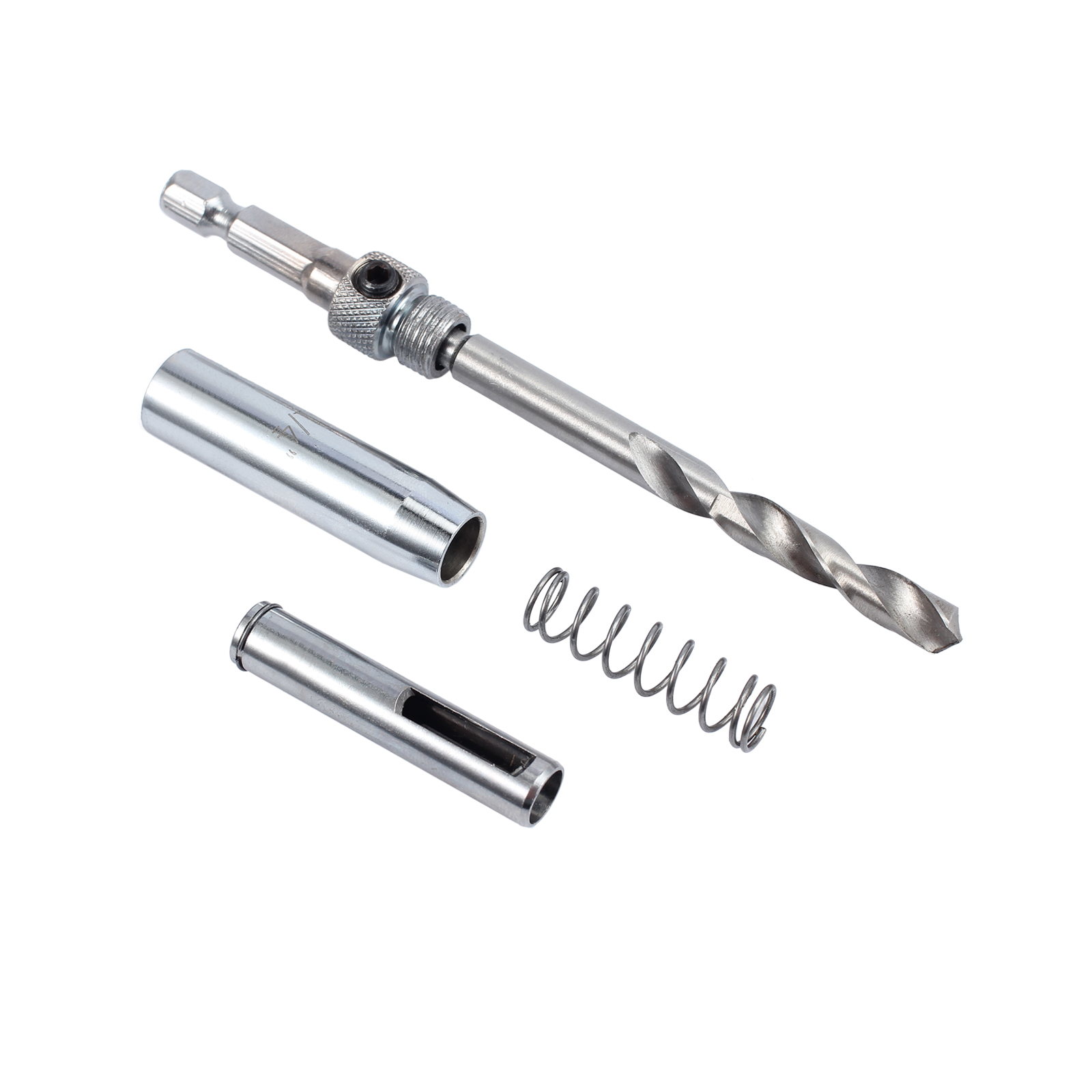 7x HSS Self Centering Hinge Hardware Drill Bit Set Drawer Door Pilot