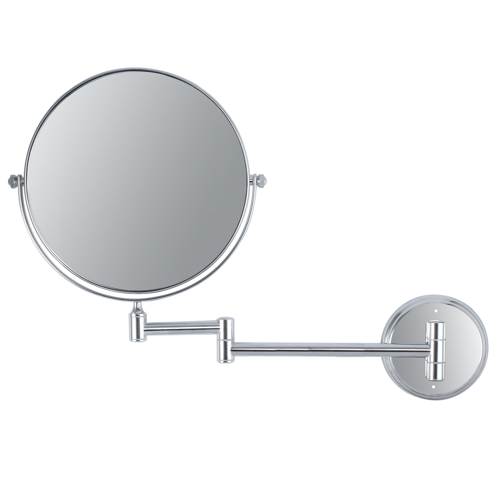 8 '' Espejo de Montaje en Pared 360° Cromo Dos Lados con Aumento 10X
