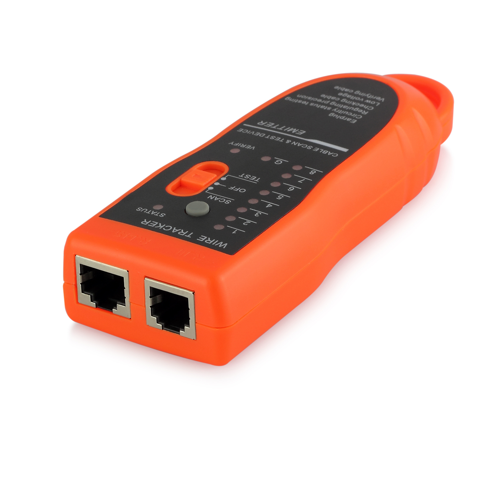 LAN Network RJ Telephone Wire Cable Toner Tracker Transmitter Receiver