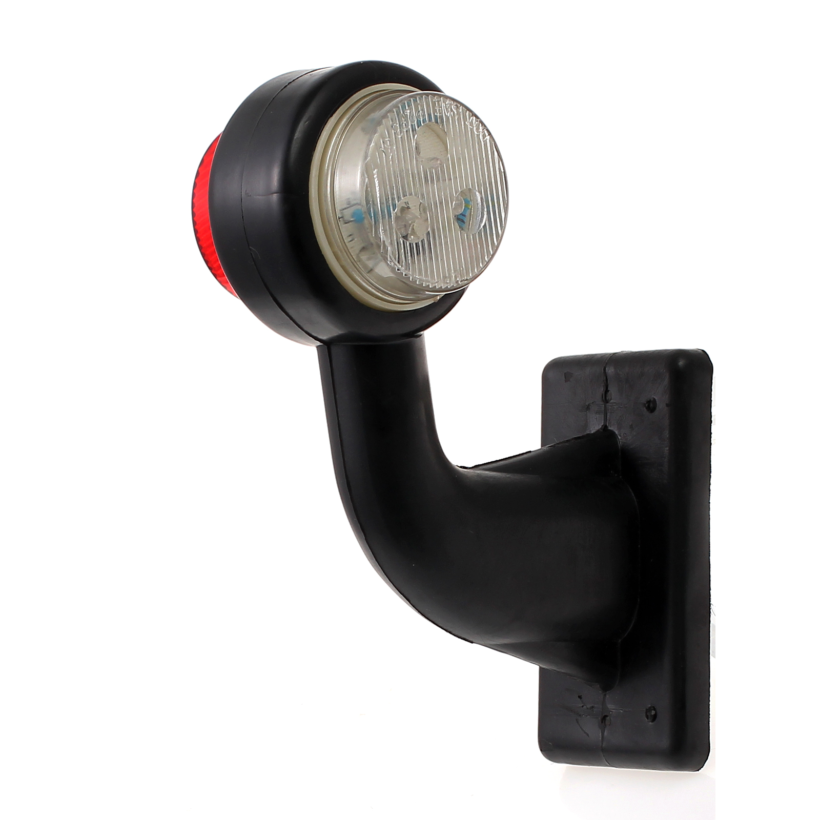 2PCS 6LED SIDE RUBBER MARKER SMD INDICATOR TRUCK LIGHT OUTLINE TRAILER