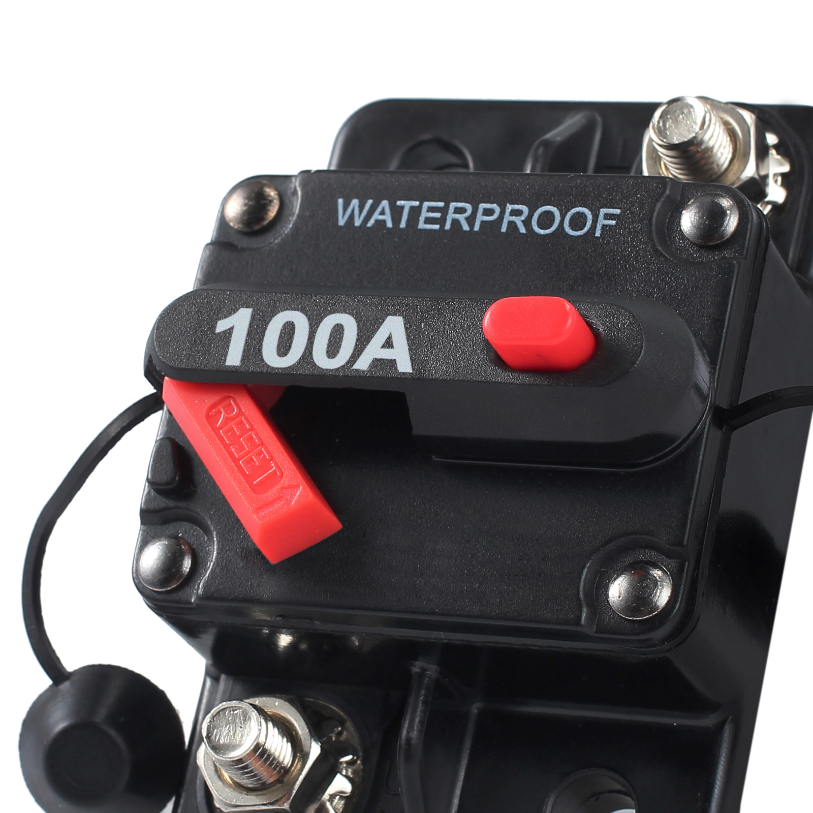 100A Amp Fuse Reset Circuit Breaker Dual Battery Waterproof IP67 For