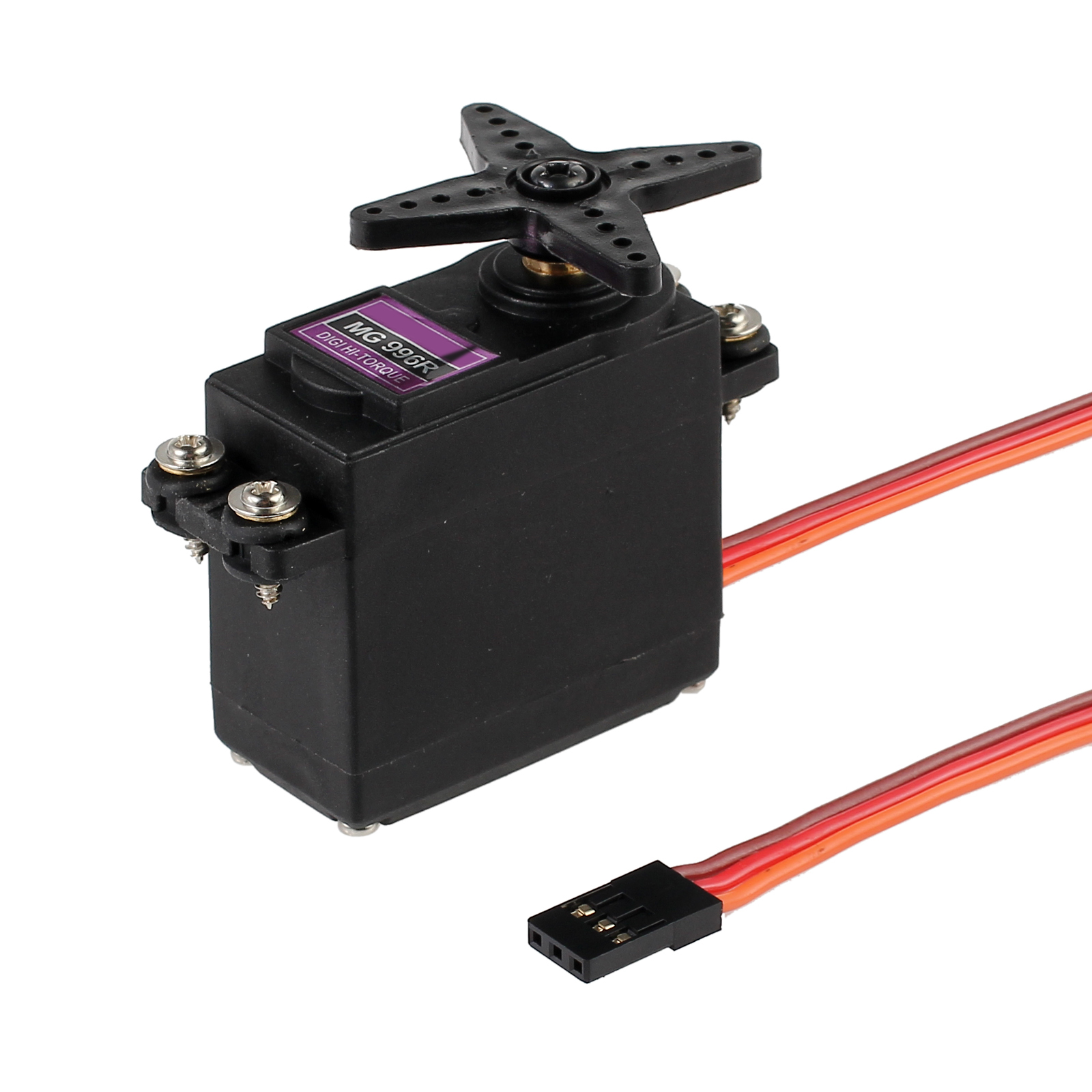 2Pcs Metal Gear MG996R Micro Servo Motor High Speed for RC Helicopter