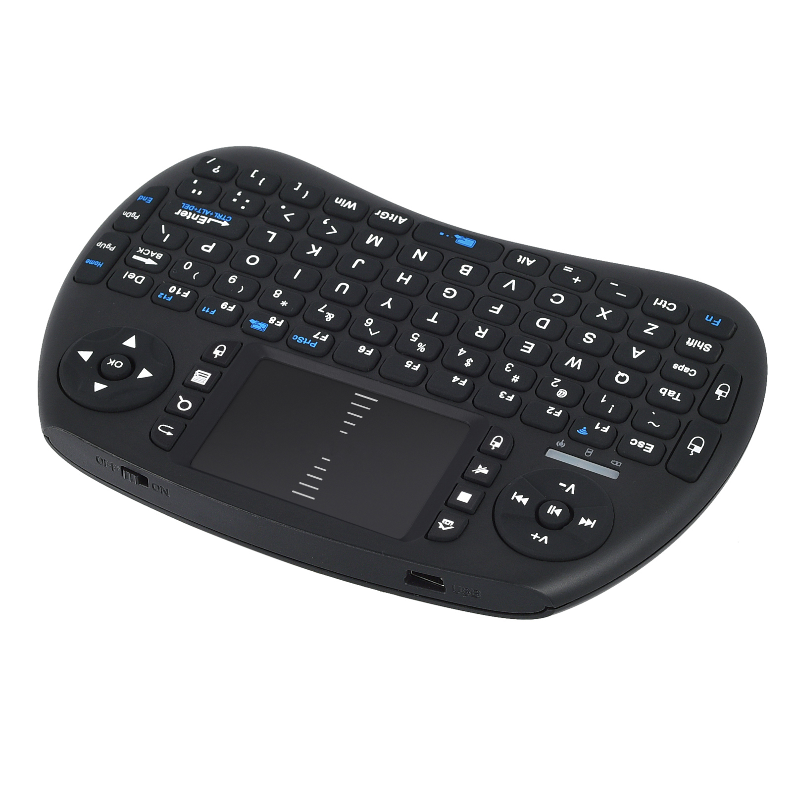 Mini Wireless 2.4G Remote Touchpad Keyboard For PC Android Smart TV