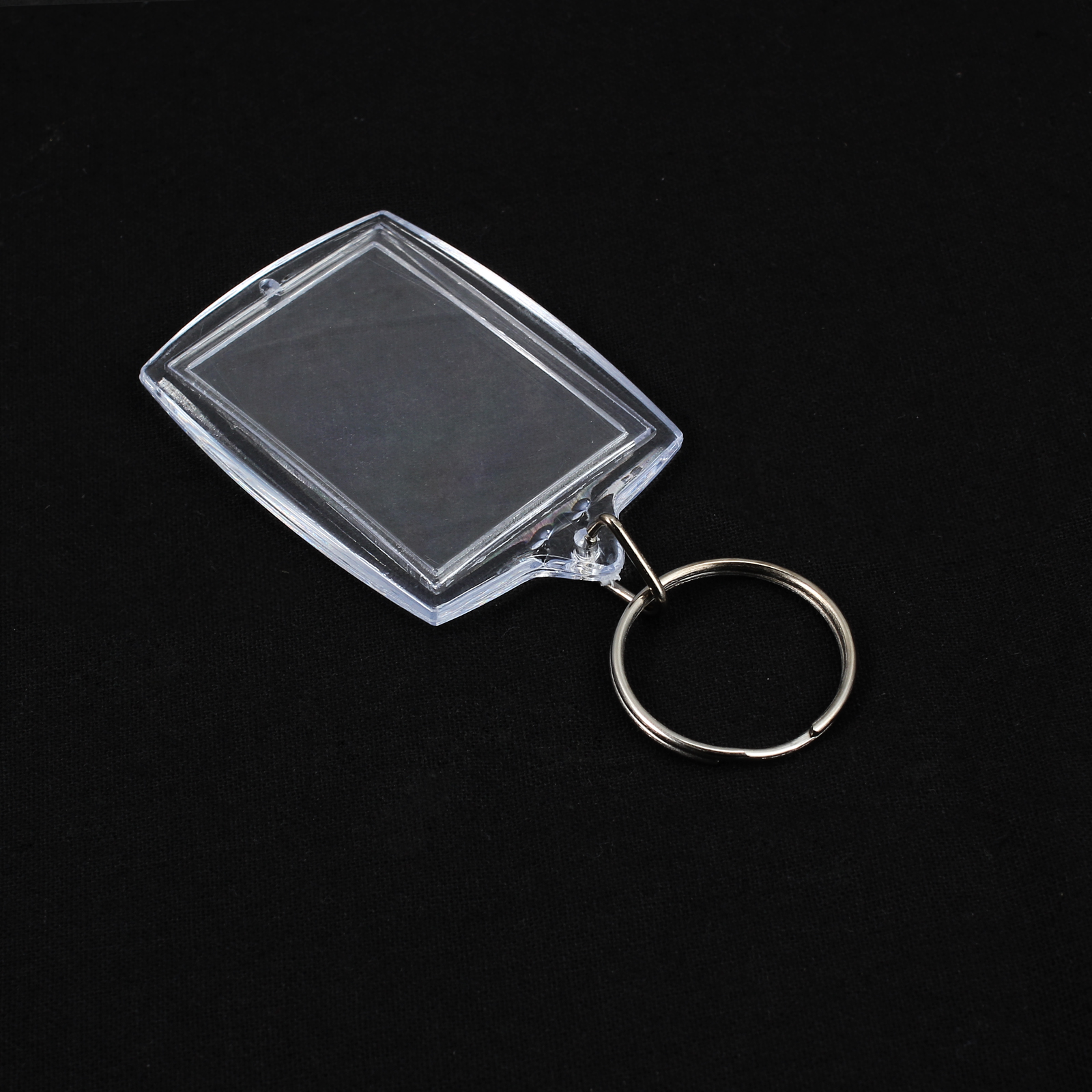 keyrings acrylic diy Keychains AU Keyring 753807580137  Acrylic Photo Frame Clear DIY Key Blank Insert 100Pcs  Rings eBay