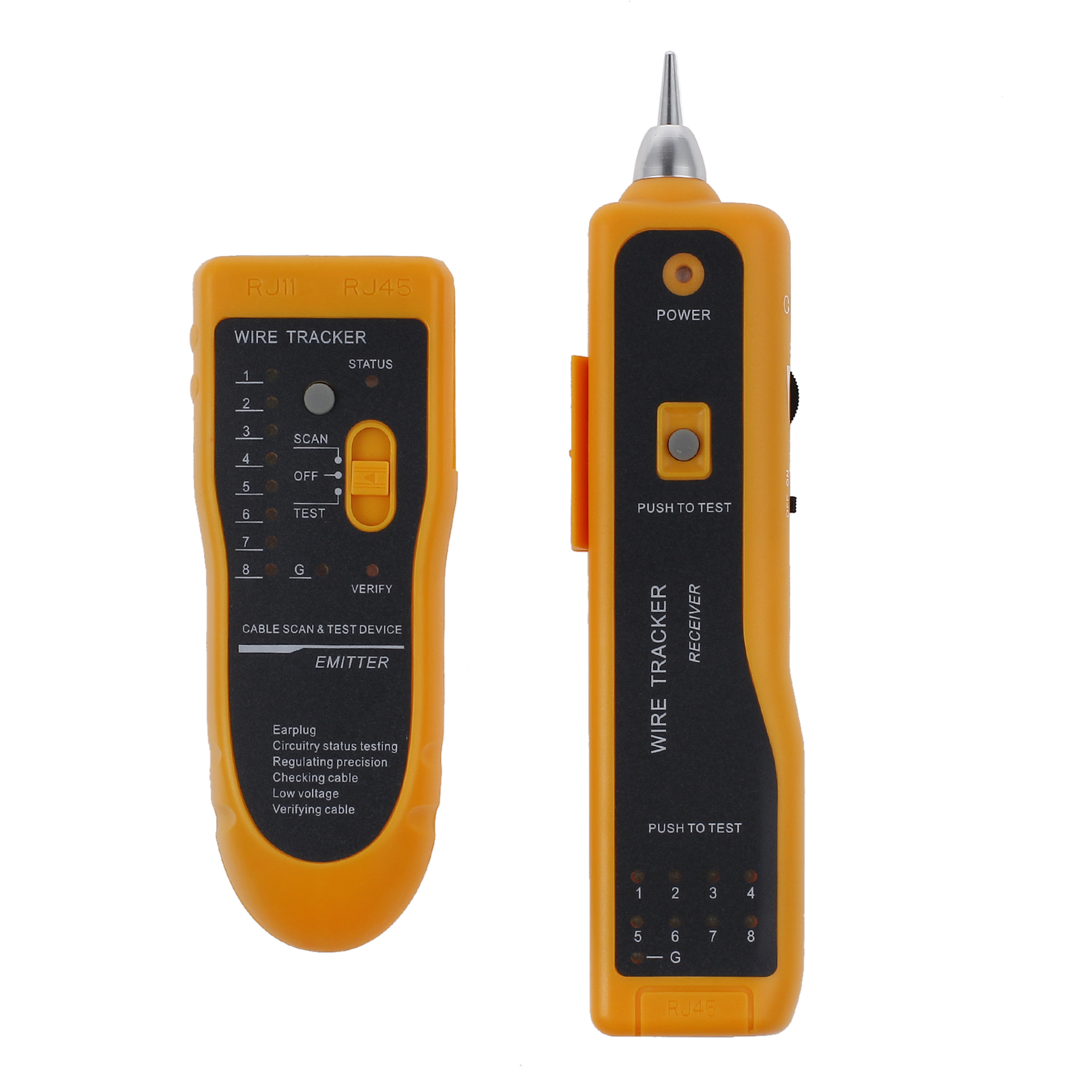 RJ11 Cable Tester Telephone Wire/LAN Network Tone Generator Probe ...