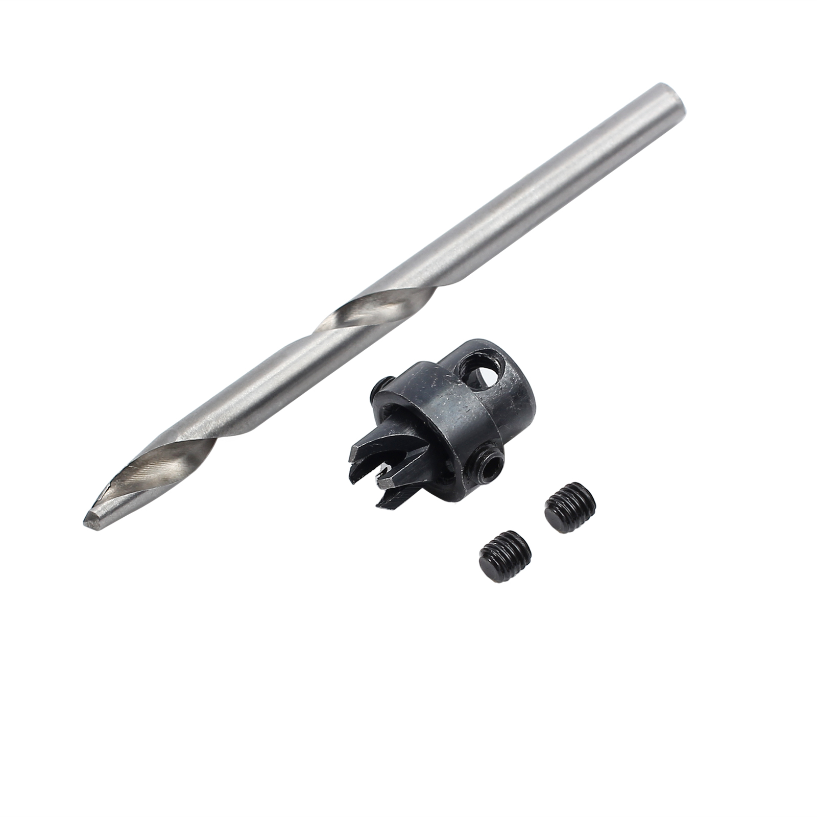 22Pc Tapered Drill & Countersink Bit Screw Set Wood Pilot Hole For Wood