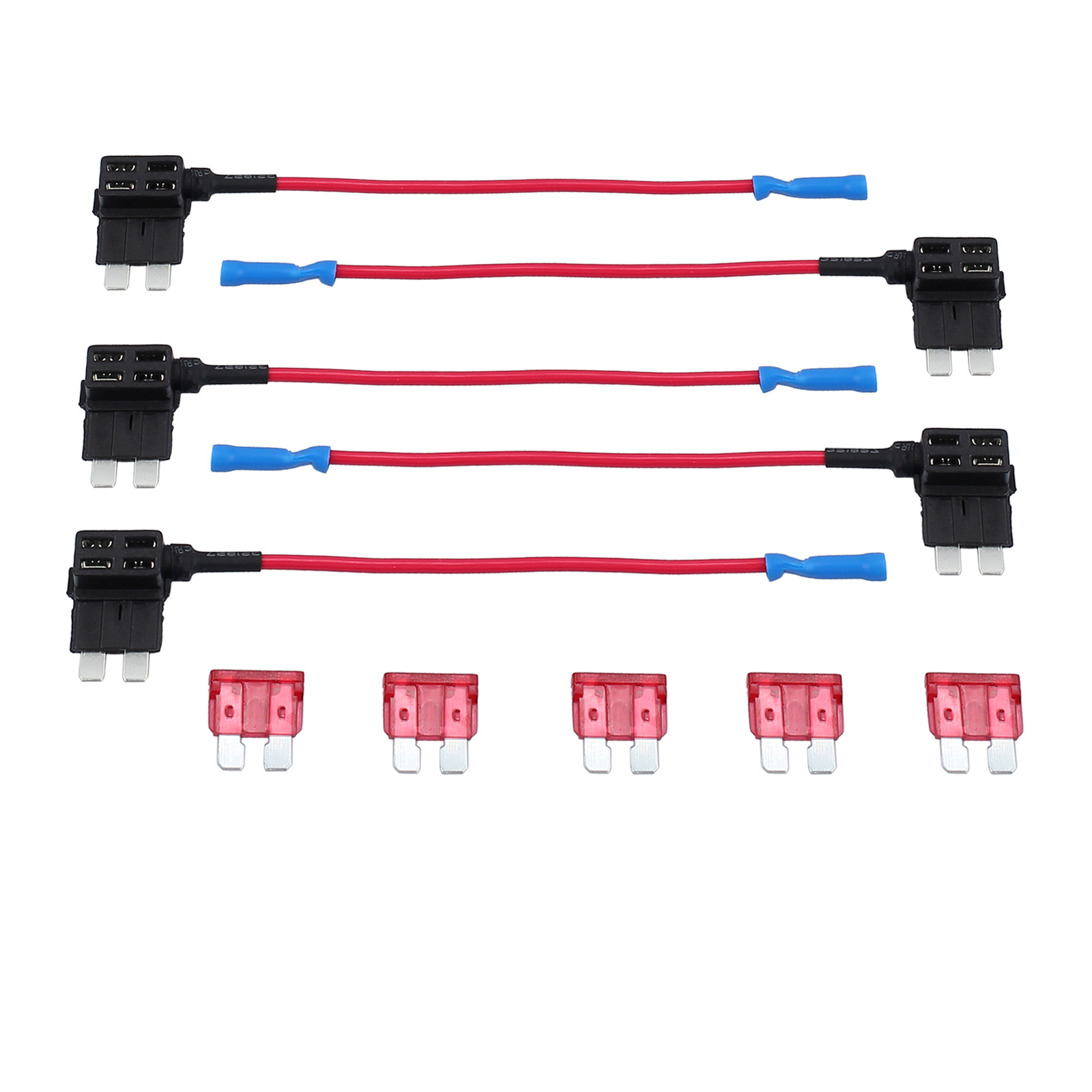 5Pcs AddaCircuit Fuse Tap Auto Standard Blade Piggy Back Fuse Holder