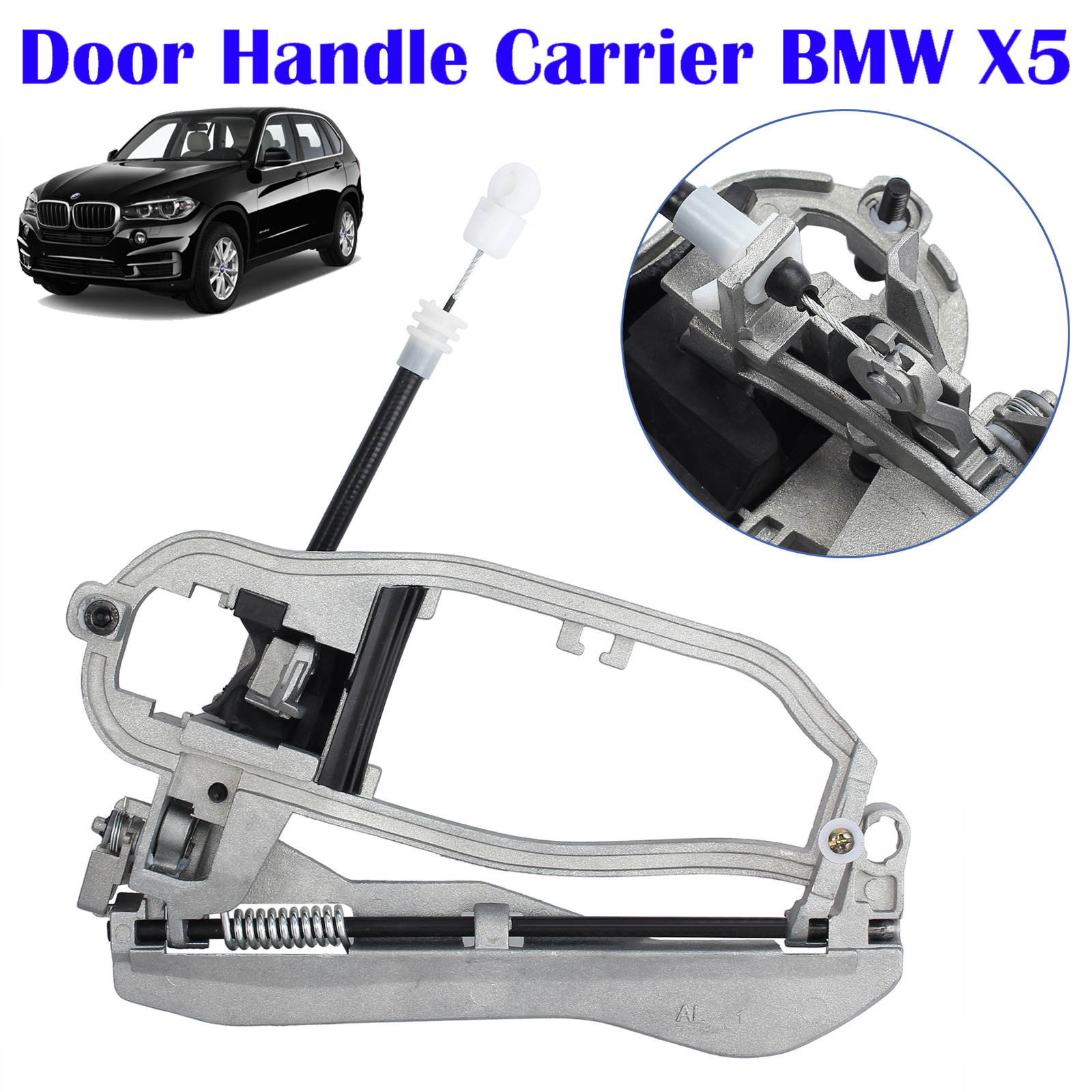 Door Handle Carrier for BMW E53 X5 2000-2006 Outside Front Left Driver Side