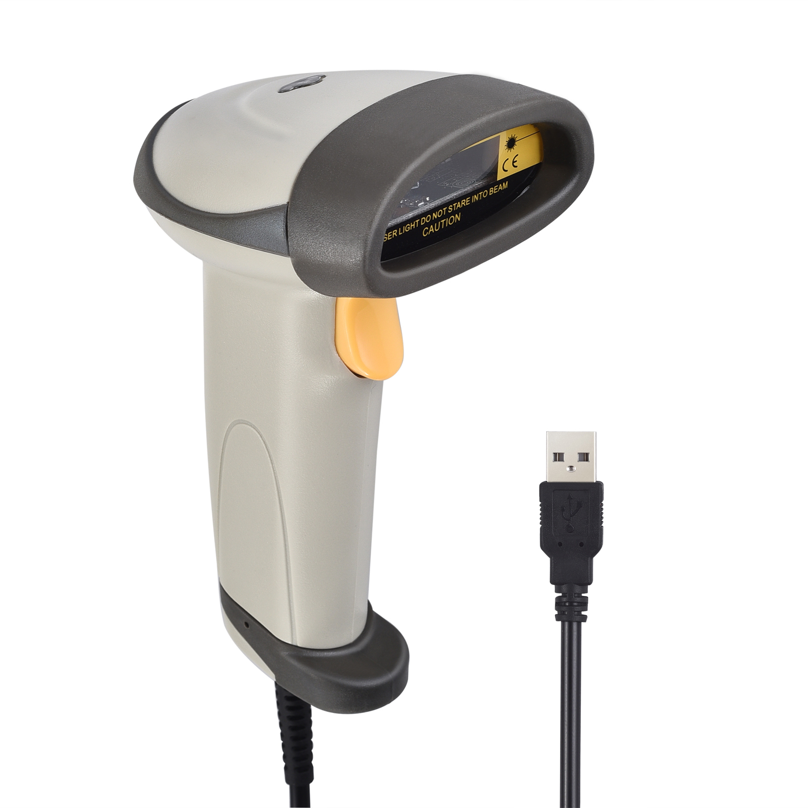 NEW Handheld USB POS Laser Barcode Scanner With Stand Gun Bar Code