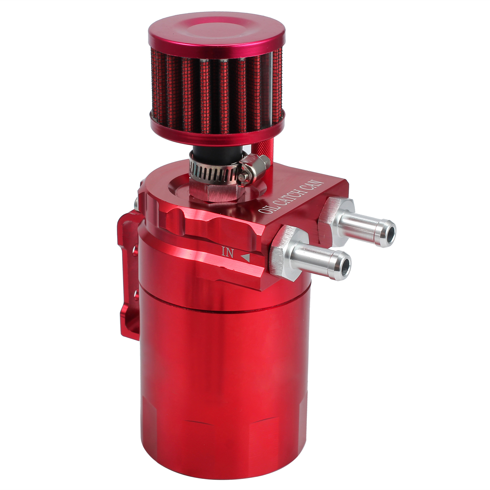 0.3L Oil Catch Breather Can Universal Baffled Aluminum Reservoir Tank