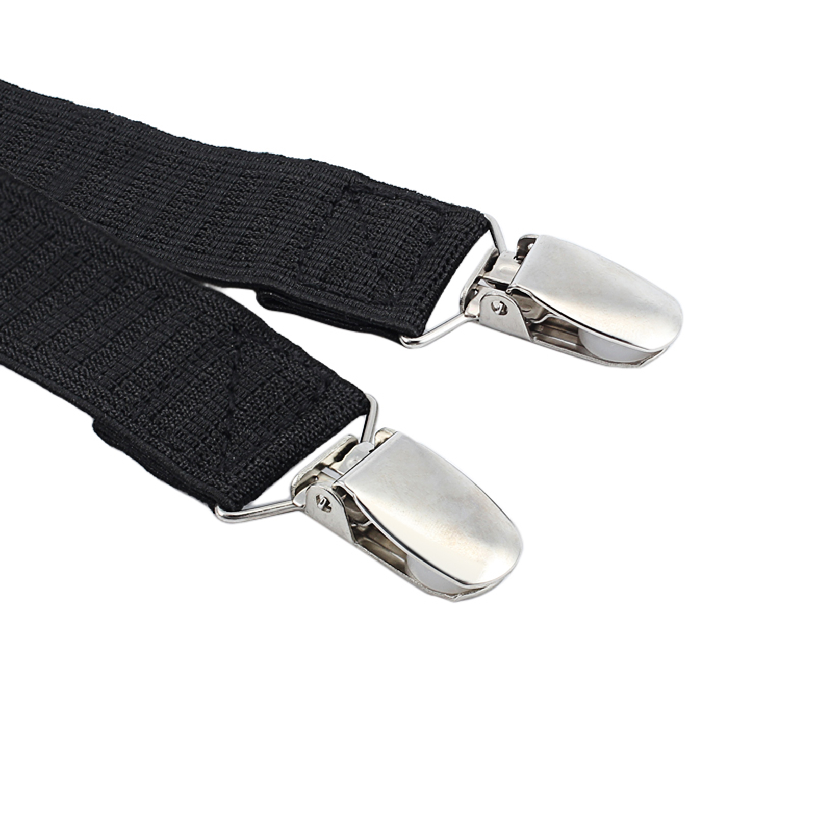 2PCS Military Uniform Shirt Stays Garters Suspenders Sock Holder Clips