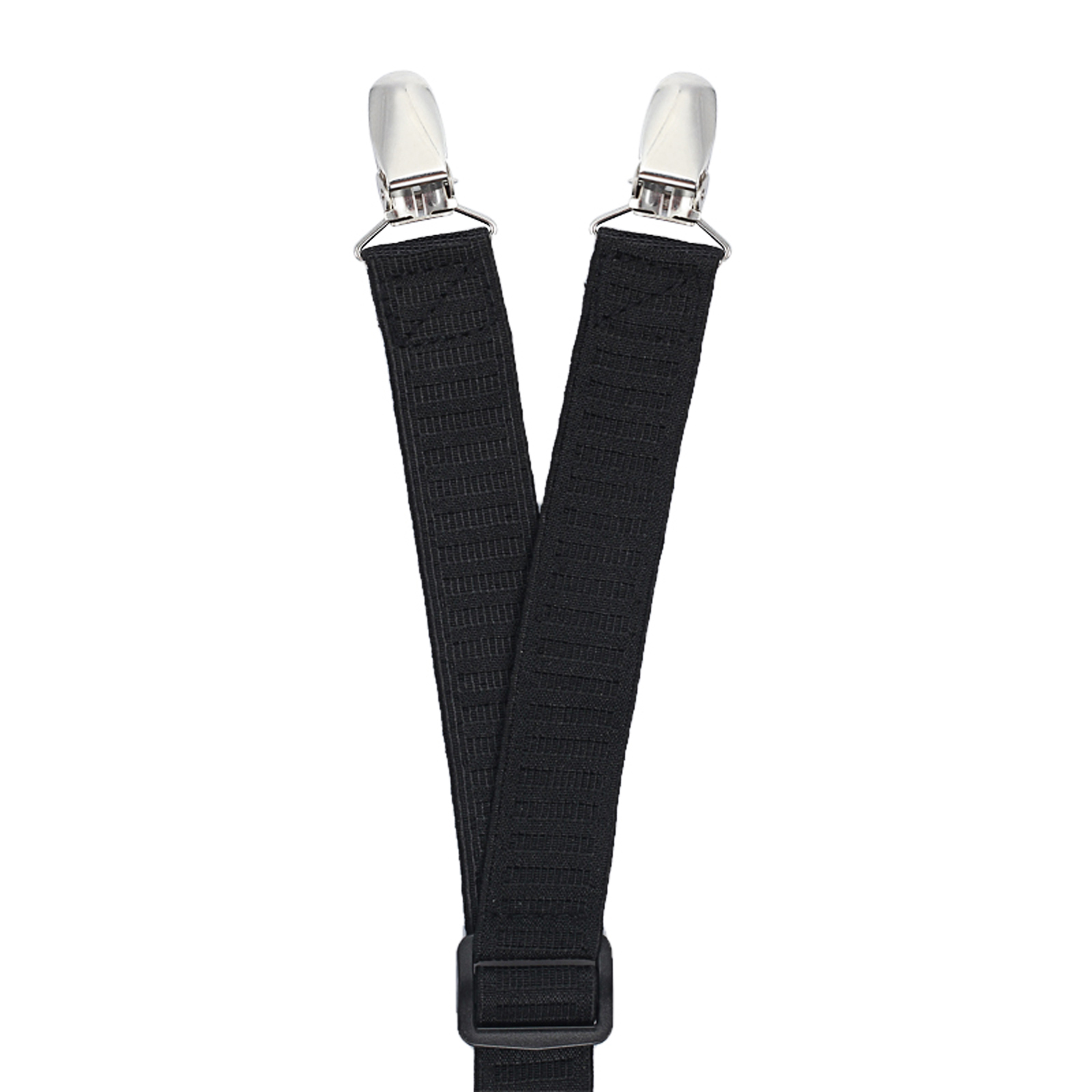 2PCS Military Uniform Shirt Stays Garters Suspenders Sock Holder Clips