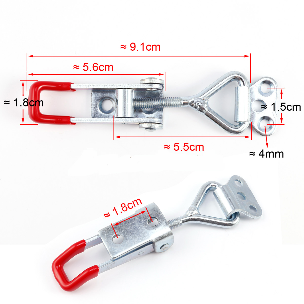 05Pcs Adjustable Type Draw Latch Small Trailer Toggle Overcentre Latch Fastener 753807586436 eBay