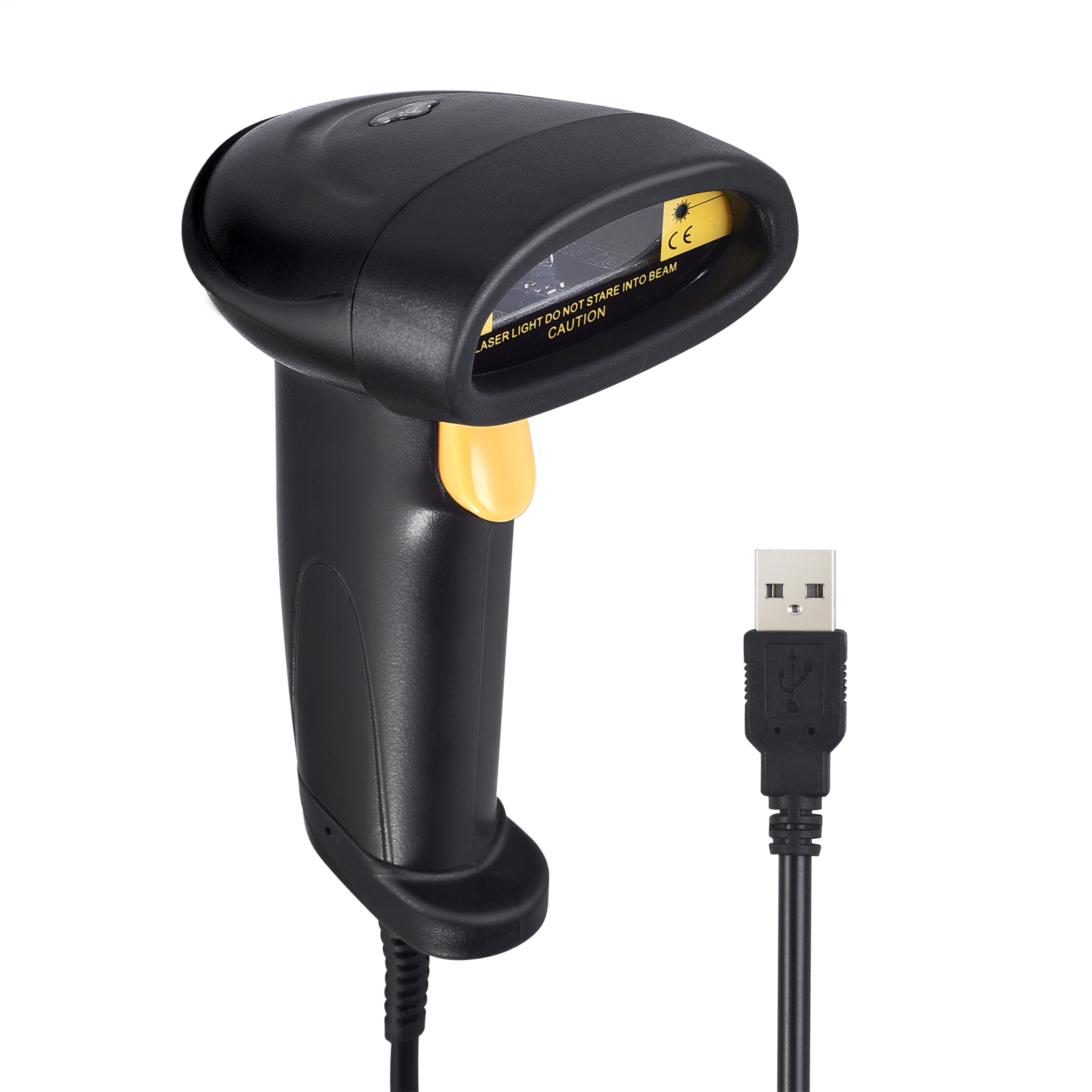 Laser Barcode USB Handheld Continuous Bar code Scanner Reader With