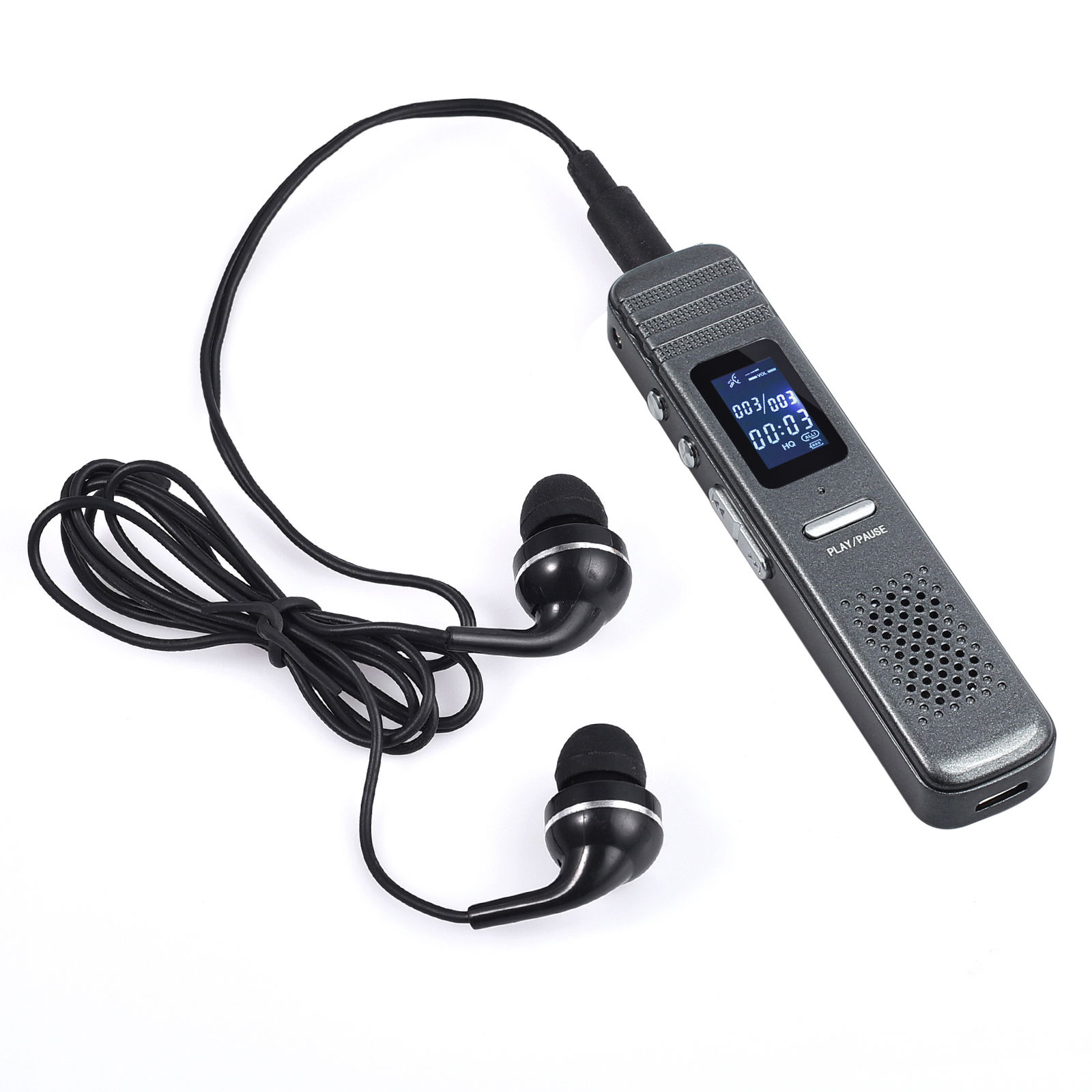 Voice Activated 8GB Mini Spy Digital Sound Audio Recorder Dictaphone
