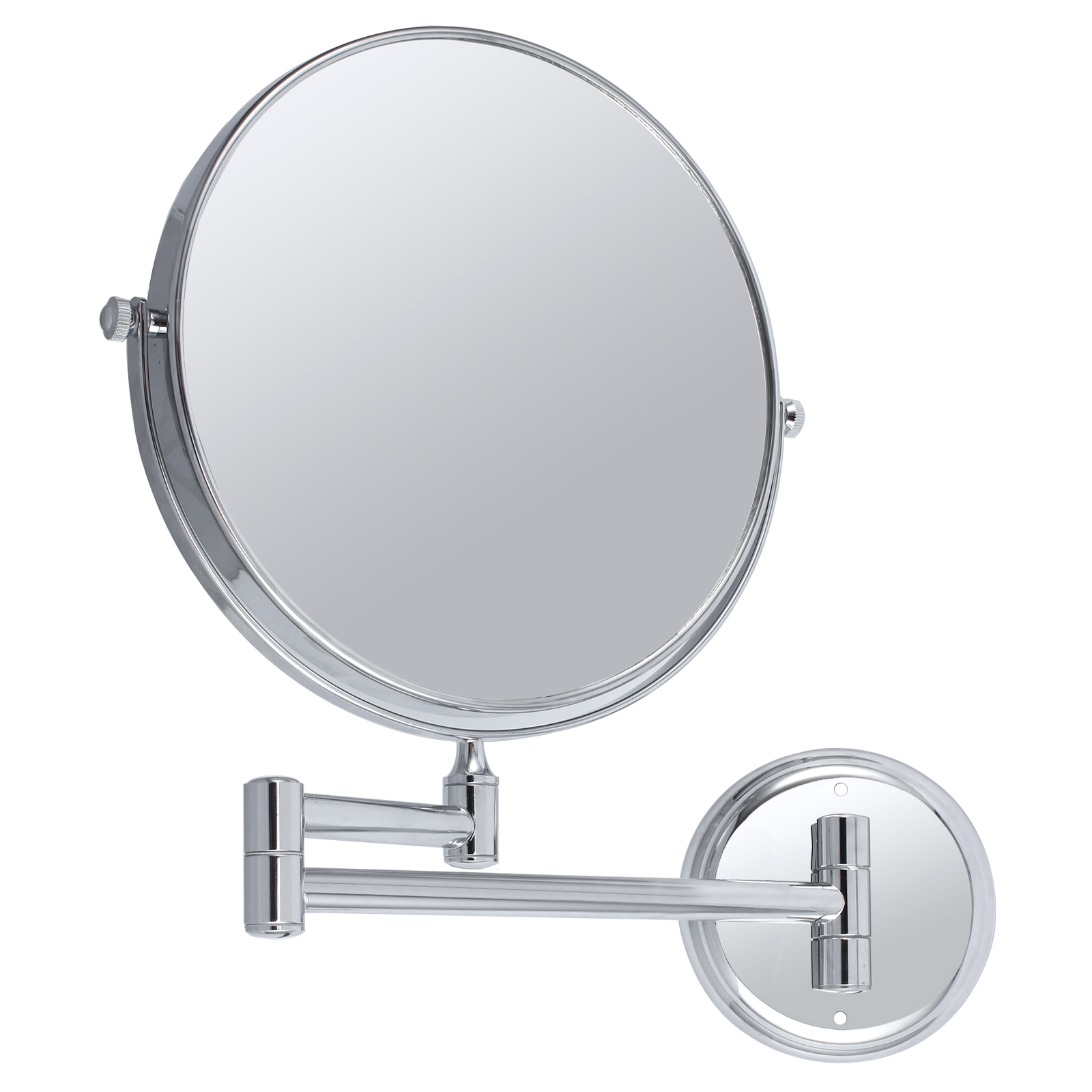 8 '' Espejo de Montaje en Pared 360° Cromo Dos Lados con Aumento 10X