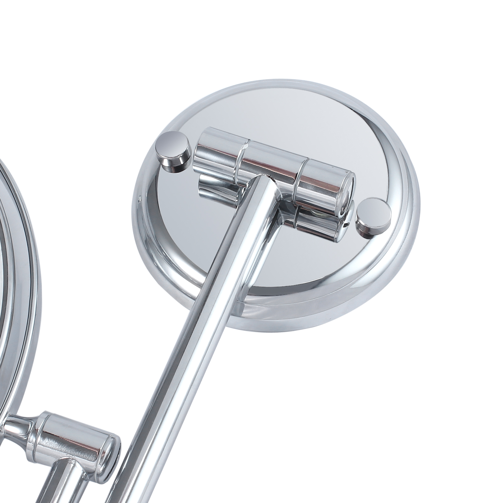 8 '' Espejo de Montaje en Pared 360° Cromo Dos Lados con Aumento 10X