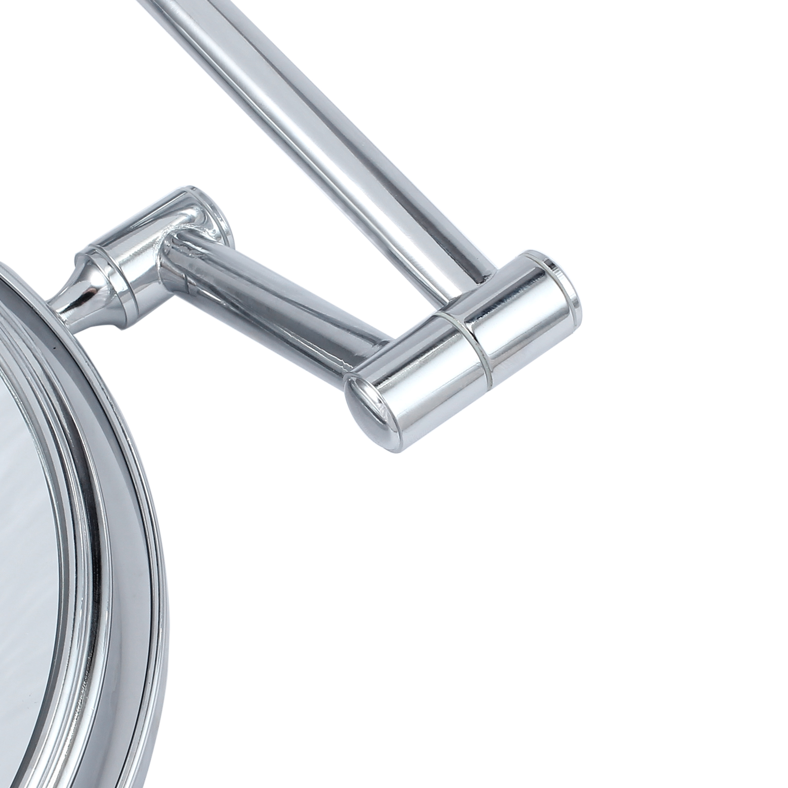 8 '' Espejo de Montaje en Pared 360° Cromo Dos Lados con Aumento 10X