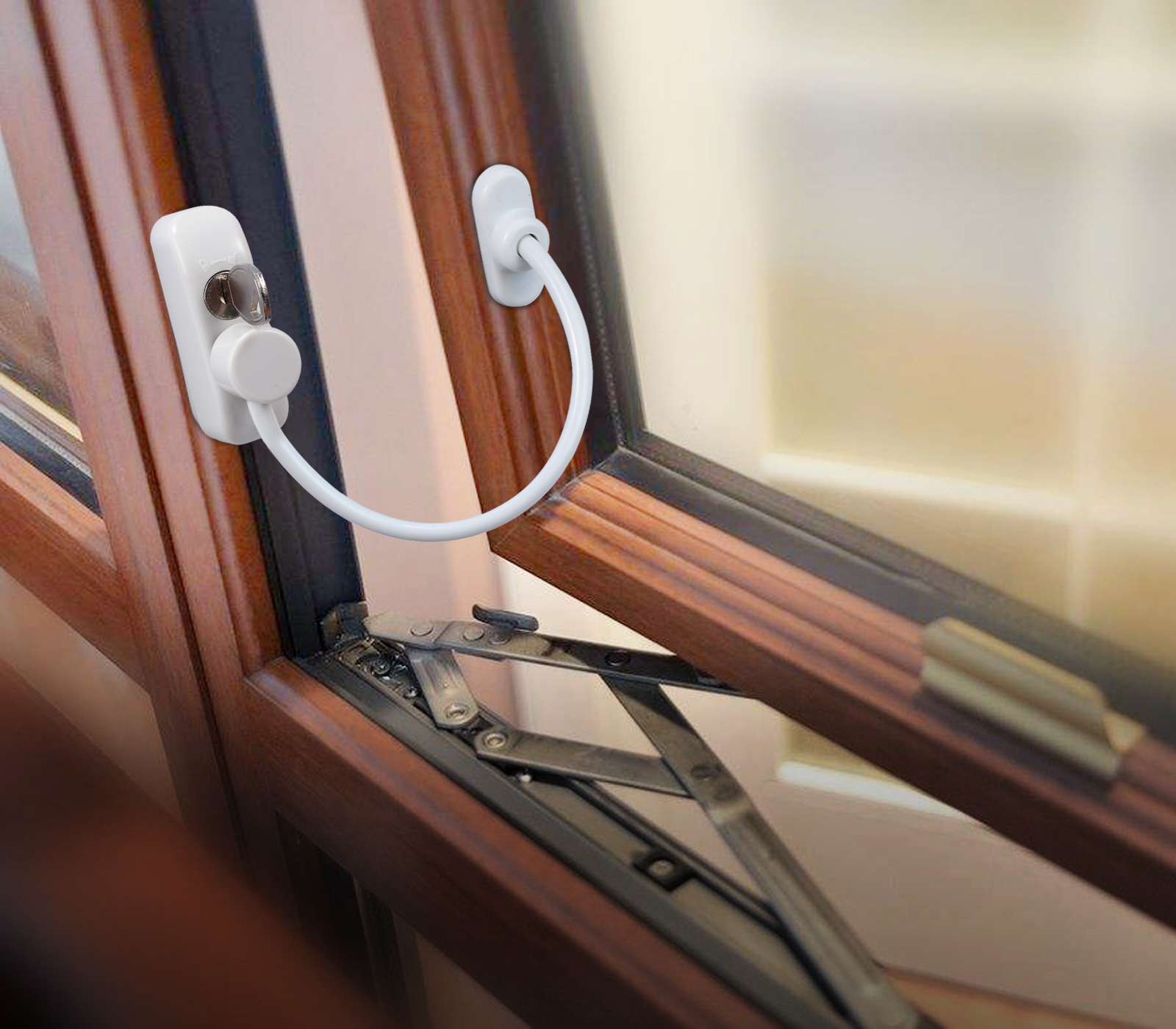 4 PCS Window Door Restrictor Child Baby Safety Security Locking Cable