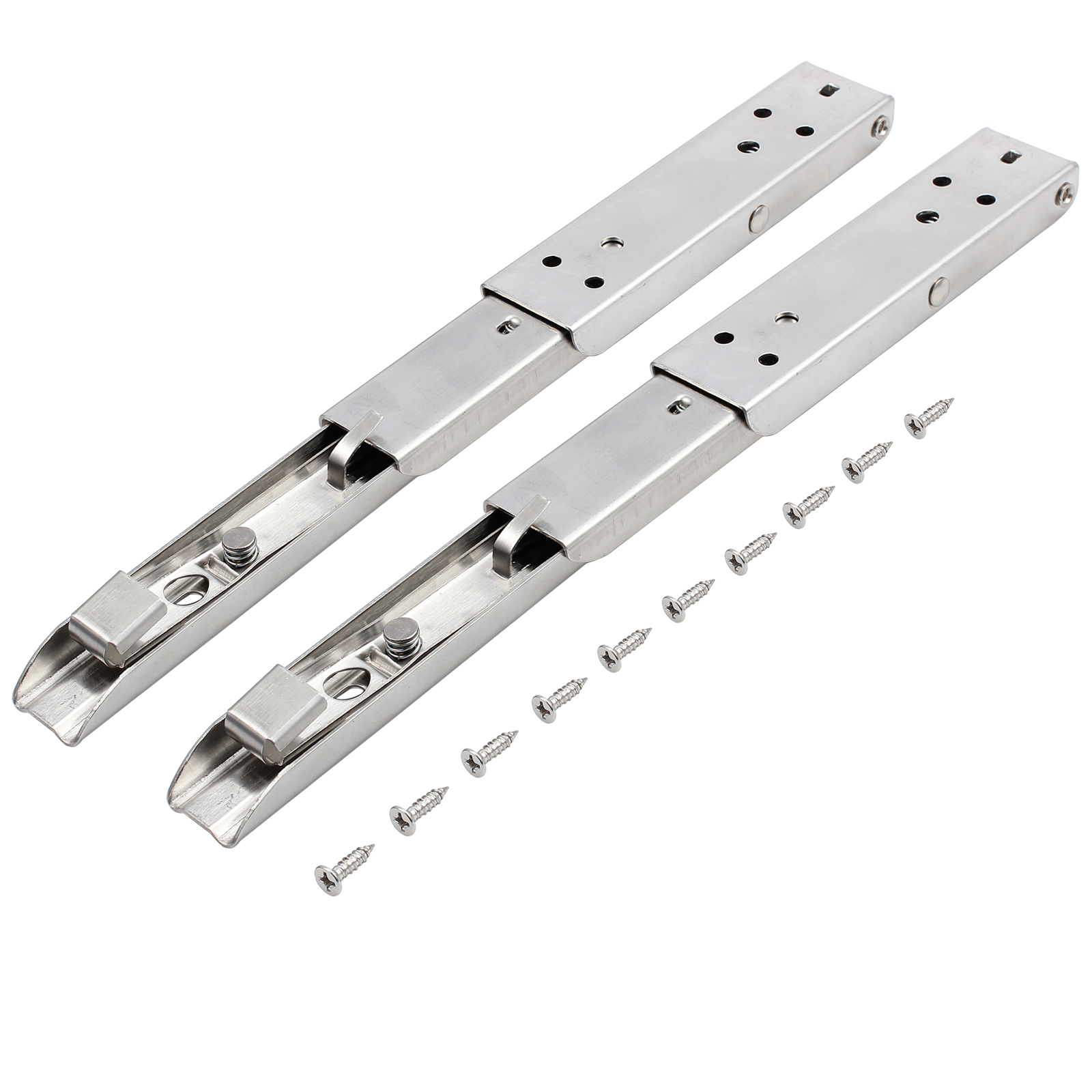 Pair! Folding Table Bracket Shelf Bench Max 50kg Stainless Steel Heavy