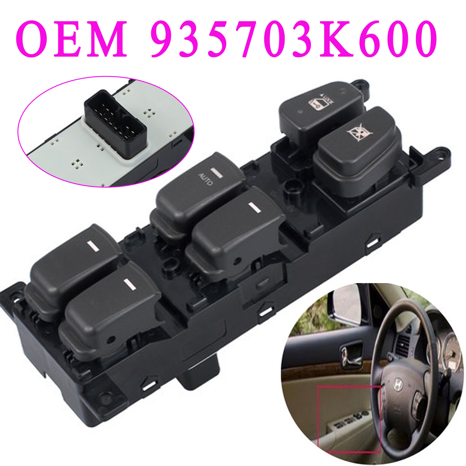 935703K010 Master Power Window Switch for Hyundai Sonata 200507