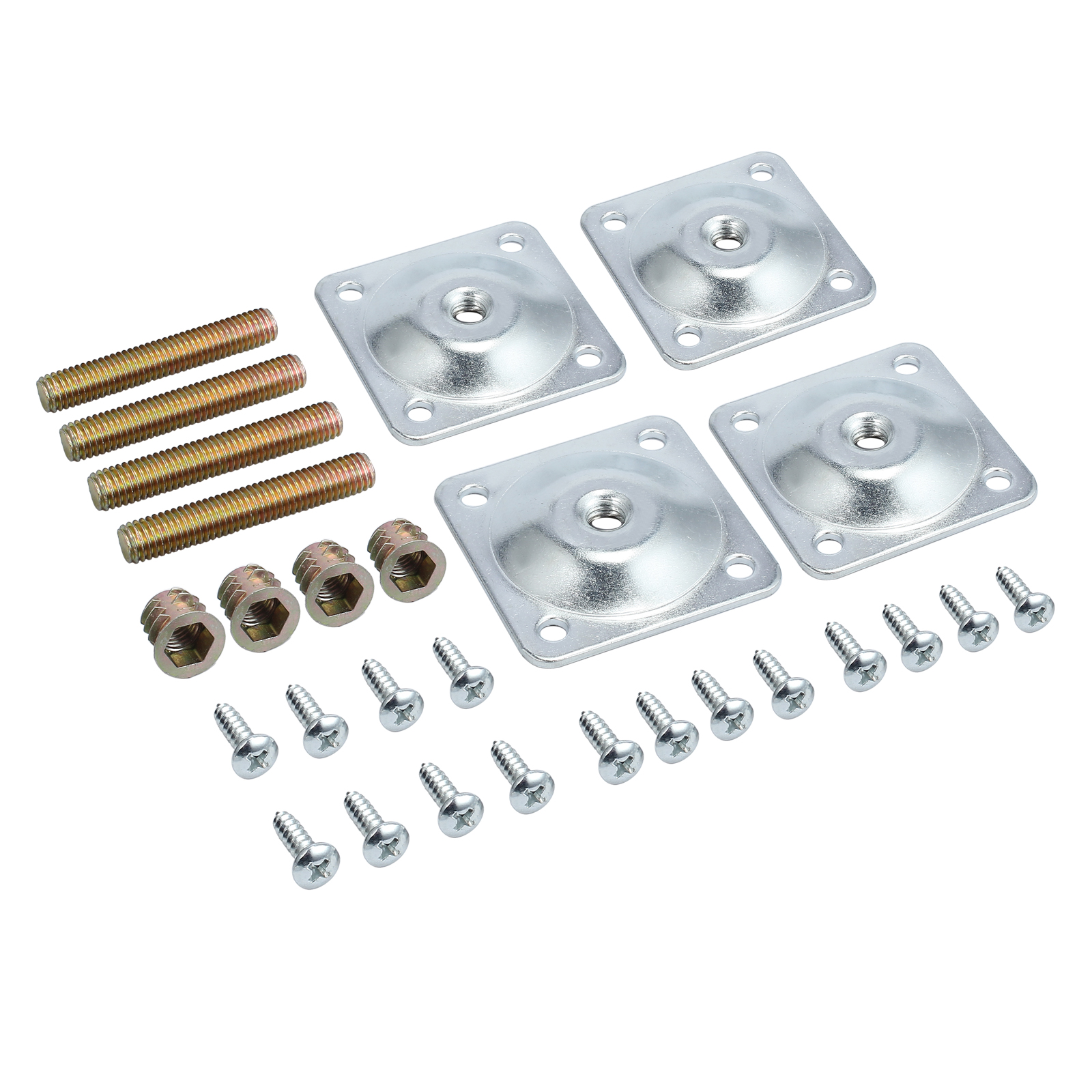 4 Level Abgewinkelte Beinbefestigung Platten Montage Holzbeine Sofa