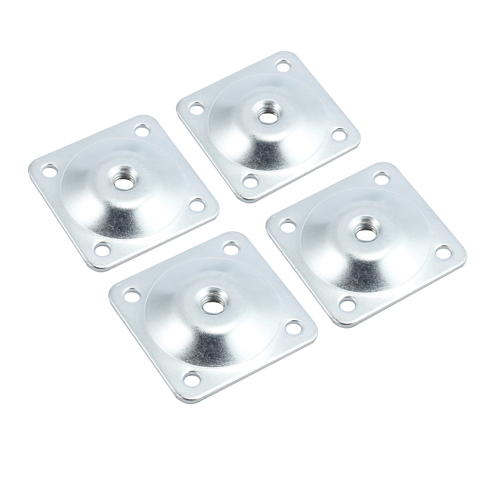 4pcs Level Legs Fixing Mounting Plate Bracket Furniture Table Feet Set
