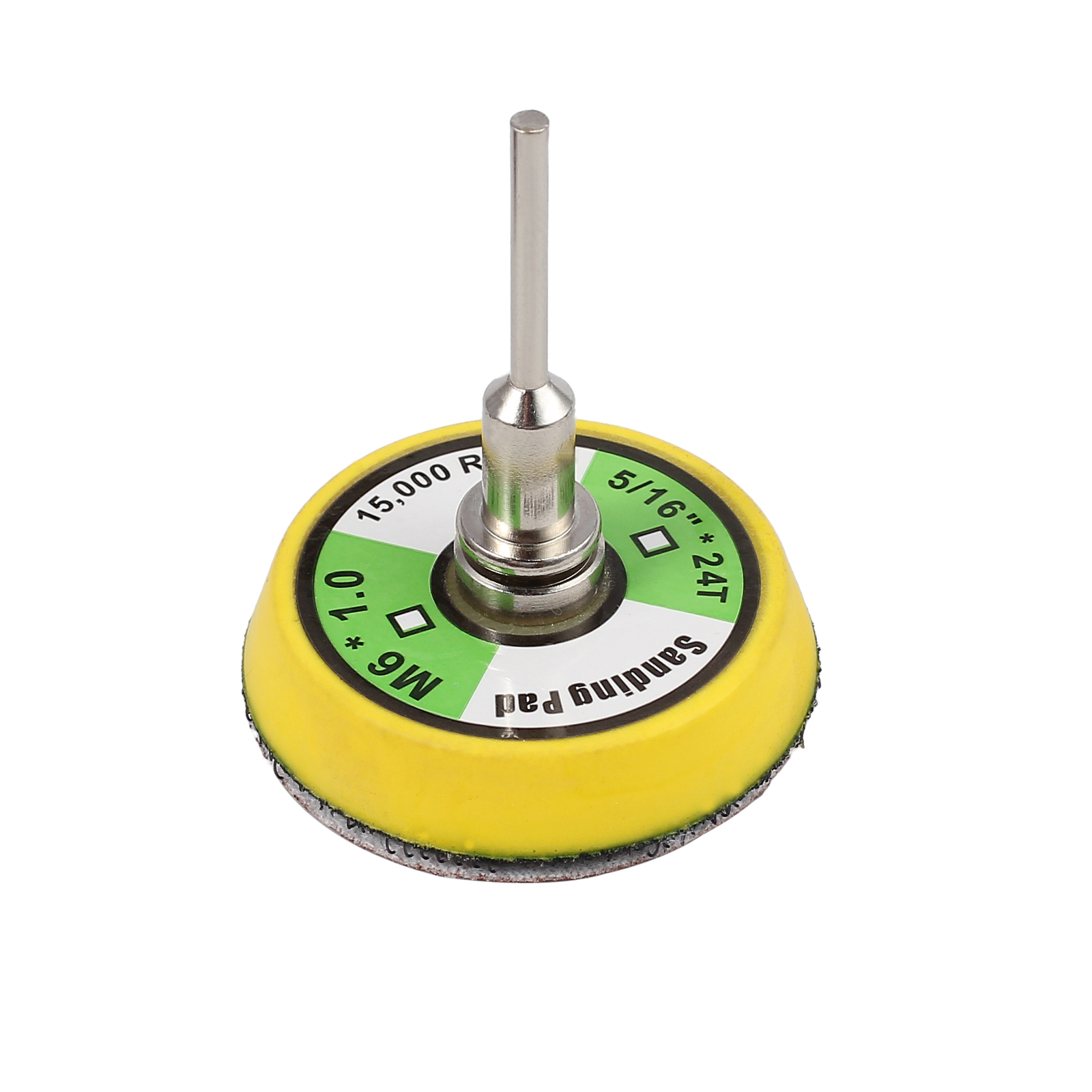 100pc 2"Sanding Disc Sand paper Hook Loop Sander+Backer Pad+M6 Drill