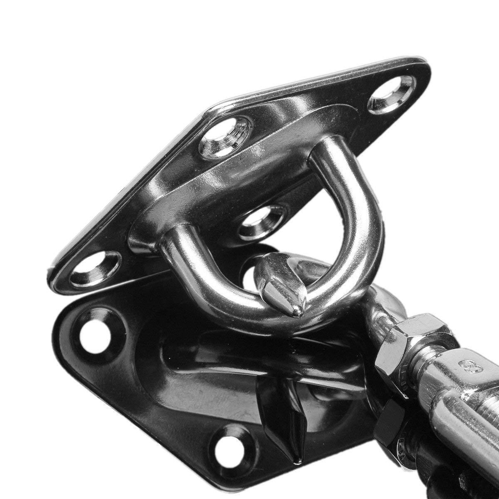 8 Pcs Stainless Steel Sun Shade Sail Hardware Kit Accessory + 16X