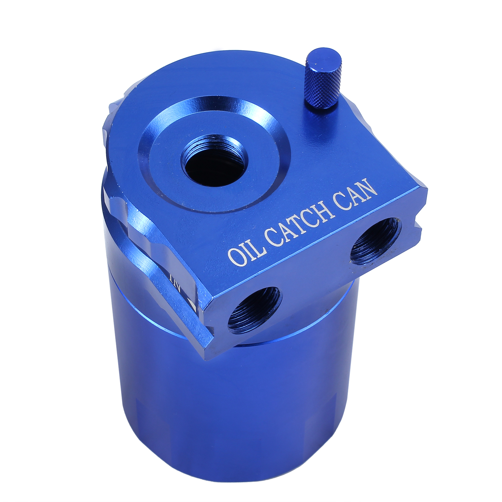 Blue Aluminum Engine Oil Catch Tank Cylinder Catch 