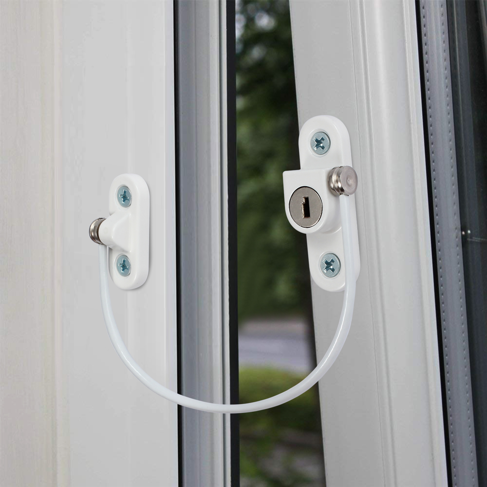 2PCS Window Door Safety Restrictor Child Baby Pet Security Lock Catch with Key 612520531515 eBay
