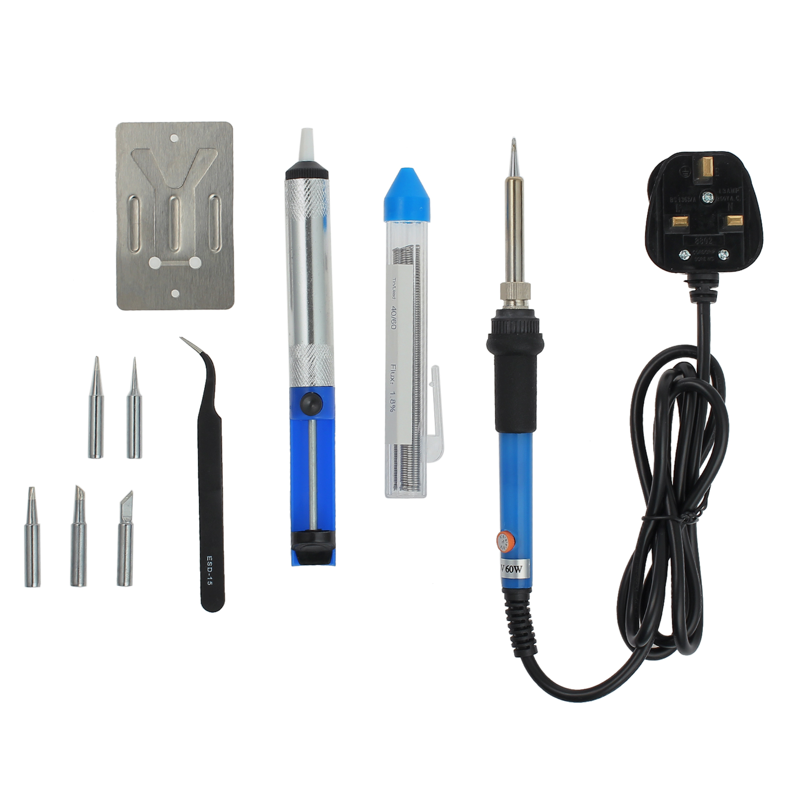 Tabiger Soldering Iron Kit 60W 110VAdjustable Temperature Welding with