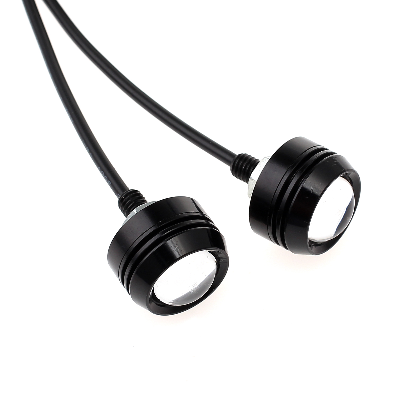 2 x 12V Motorrad LED Tagfahrlicht Nebelscheinwerfer Positionslicht Roller Lampe eBay