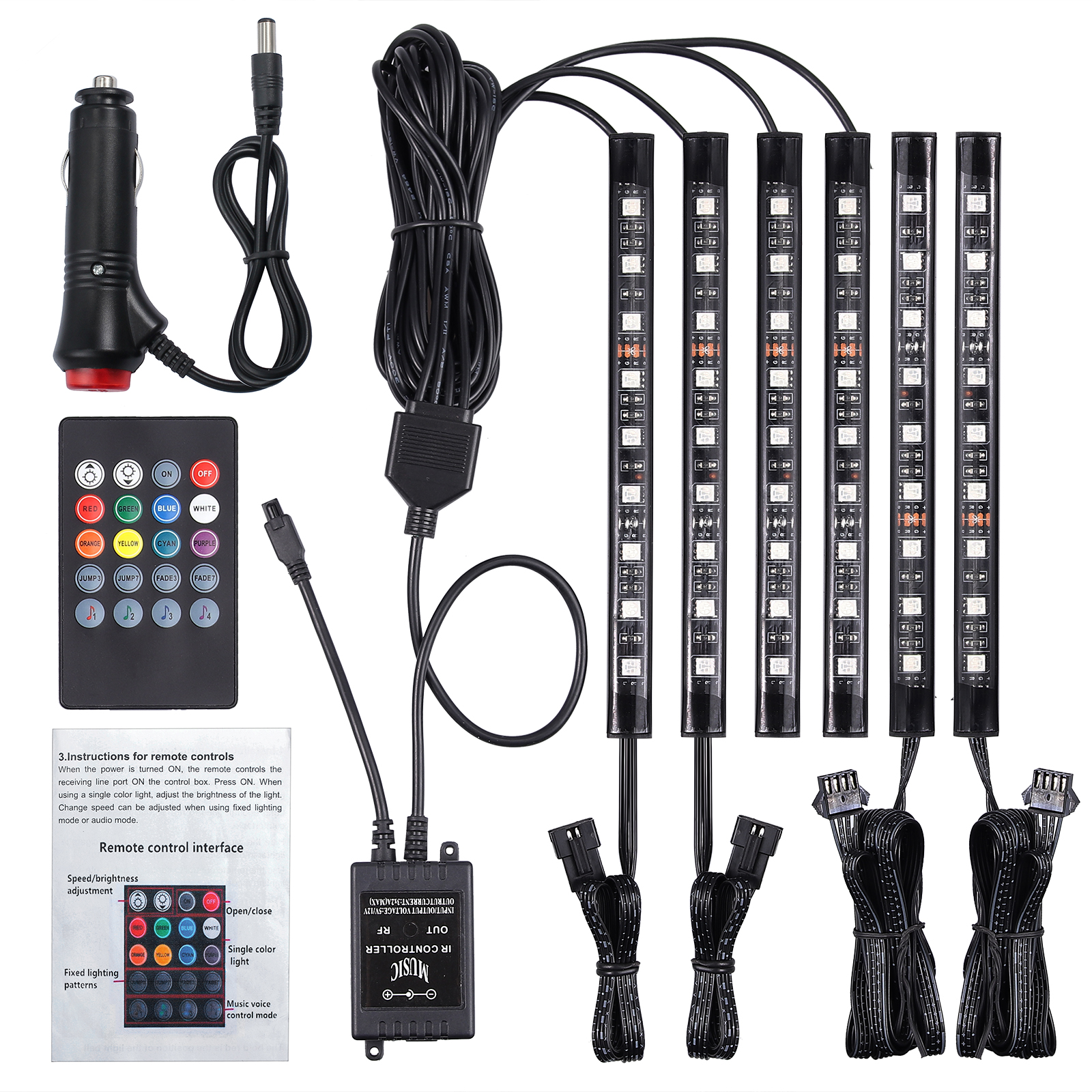 rgb remote control led strip