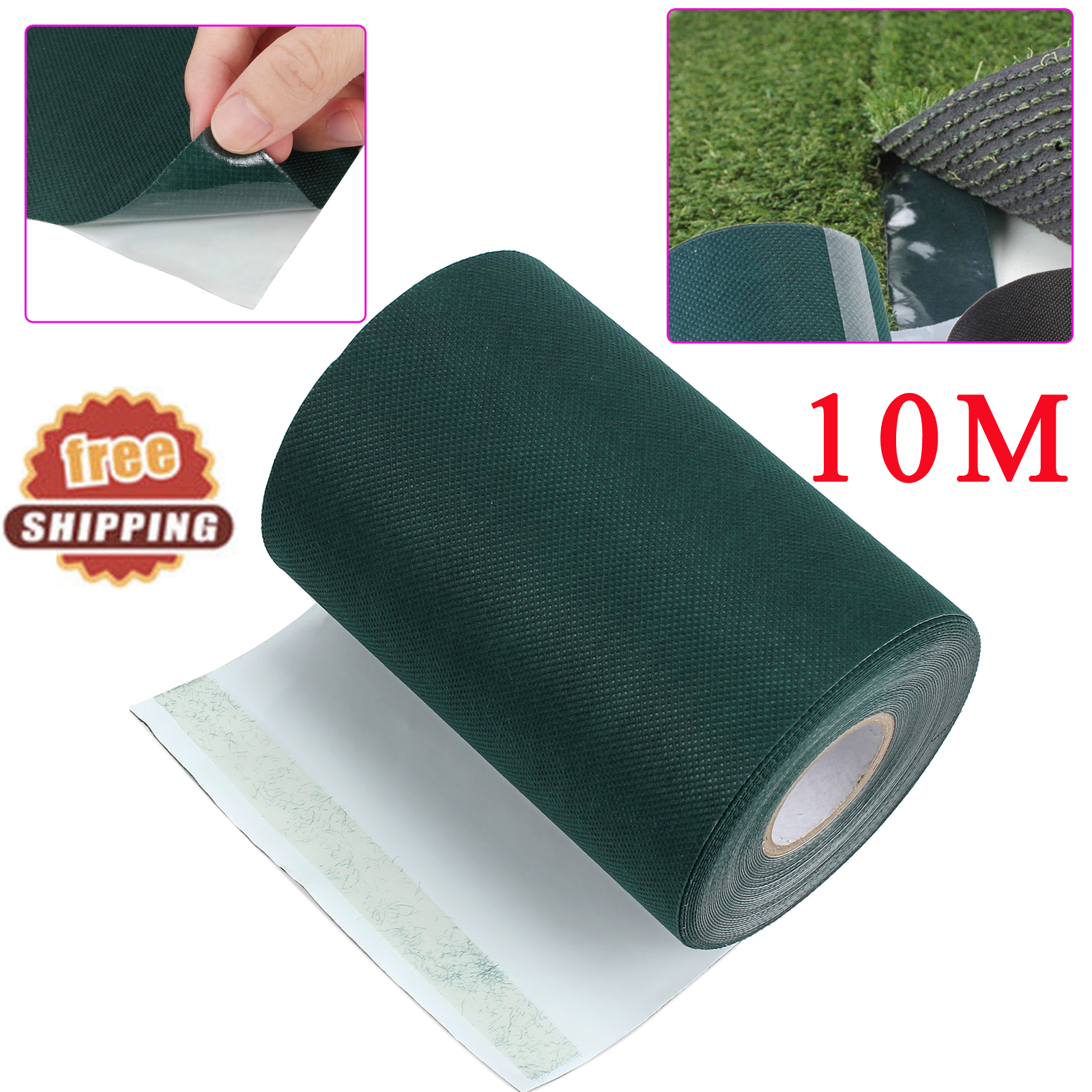 10mX15cm Self Adhesive Artificial Lawn Grass Synthetic Turf Carpet