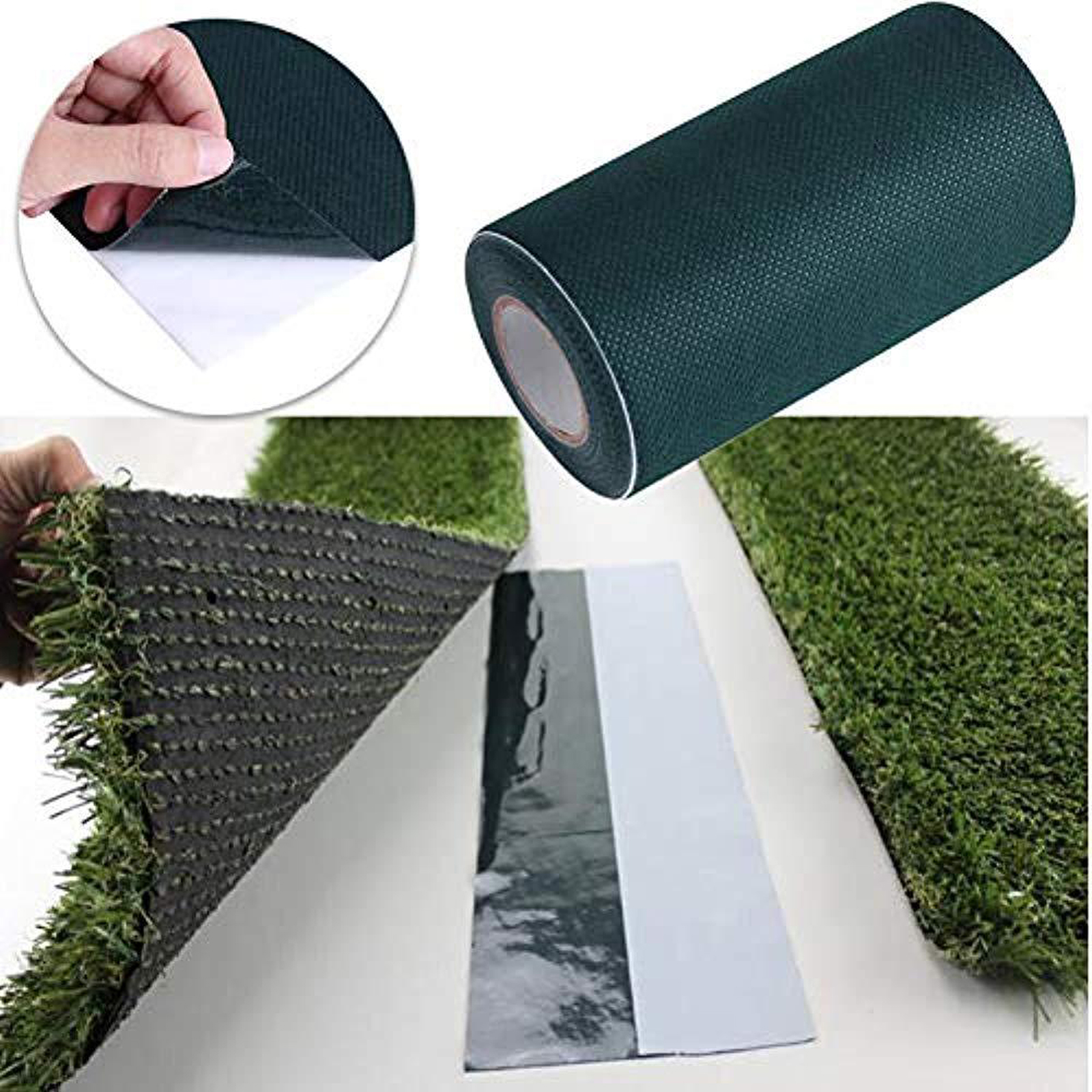 10M 10*15cm Artificial Grass Self Adhesive Synthetic Turf Joining Tape Glue Peel eBay