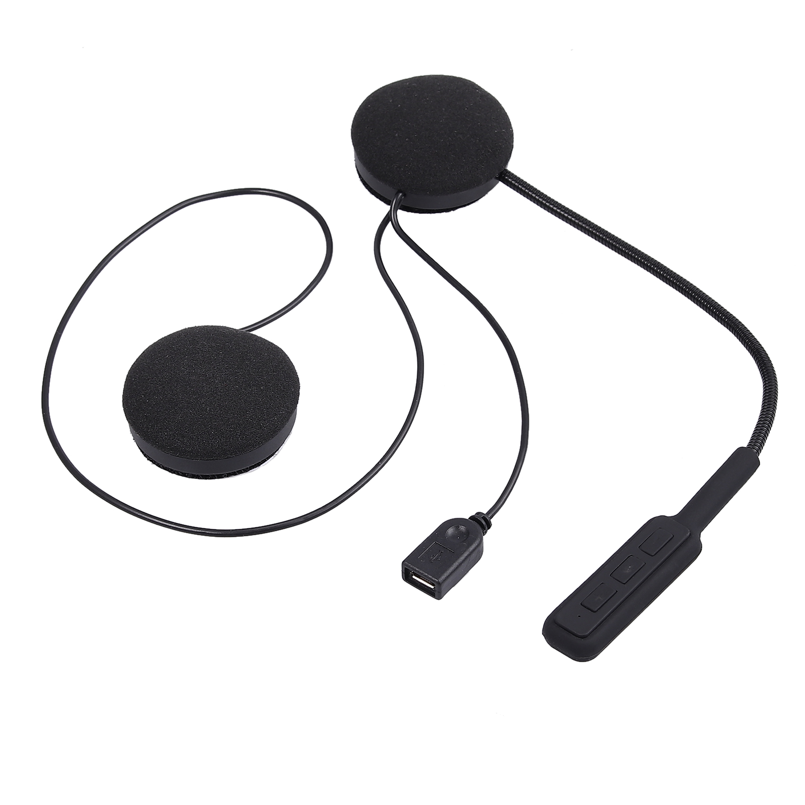 Auriculares Bluetooth Intercomunicar con micrófono DE CASO 1*Auriculares Bluetooth 4.0 Intercomunicador con micrófono