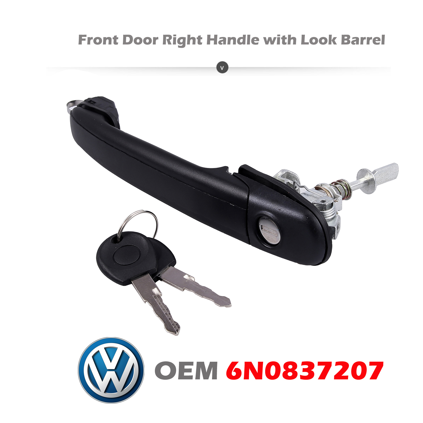 Right Door Handles for Volkswagen Ford Galaxy AUTOUTLET Front Left OEM 6N0837207