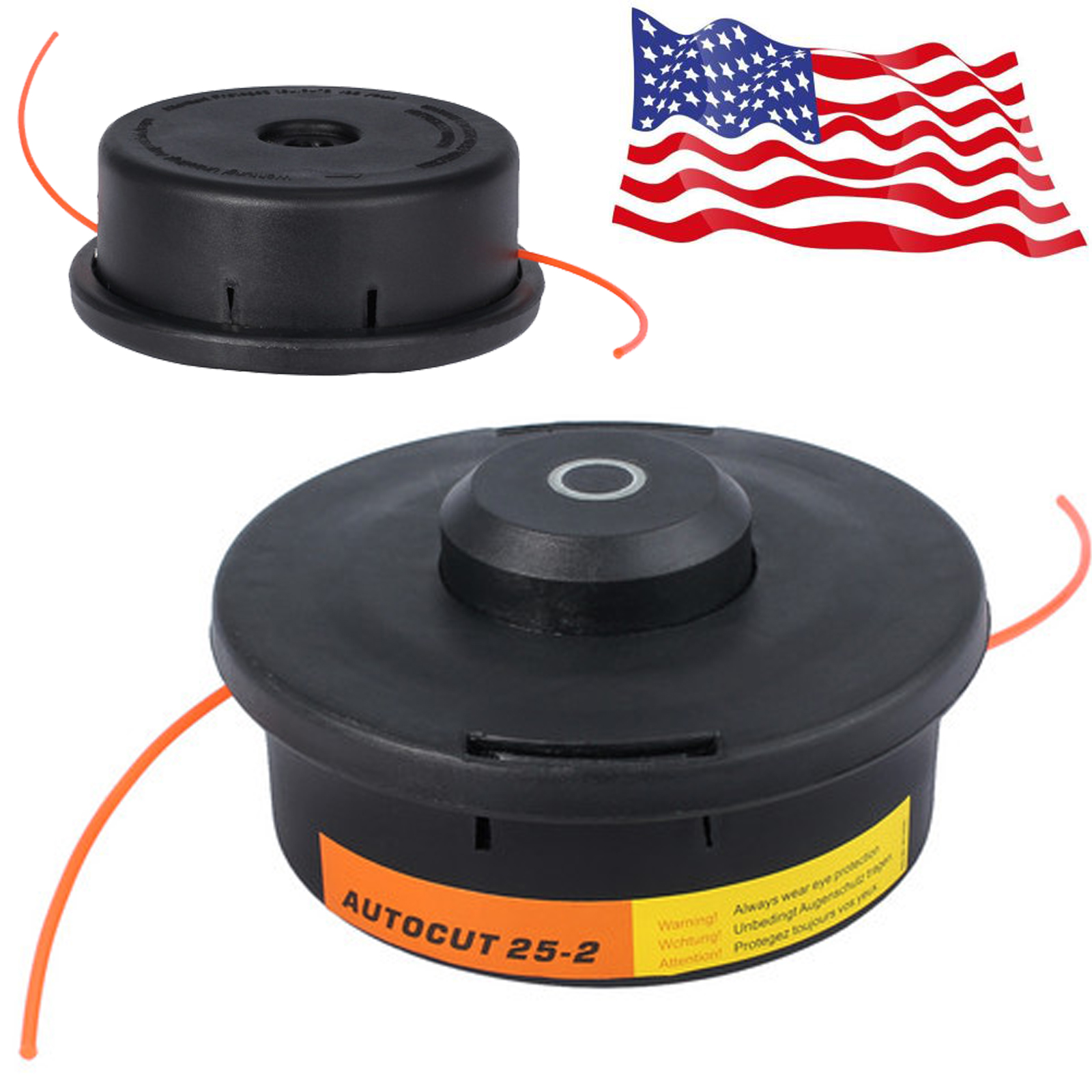 Black Nylon Line String Bump Weed Eater Trimmer Feed Head For STIHL M10 ...
