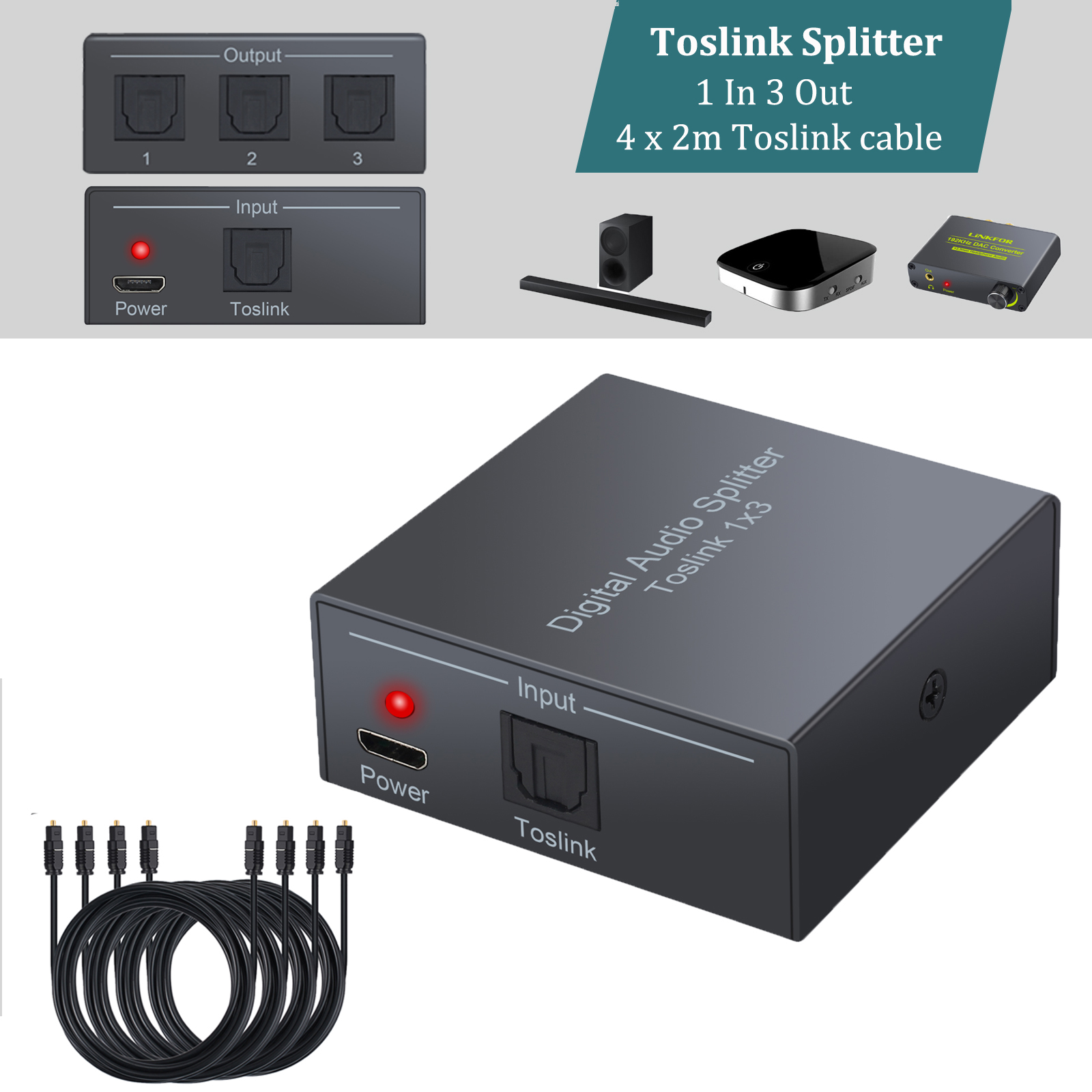 dual port digital optical audio splitter best buy