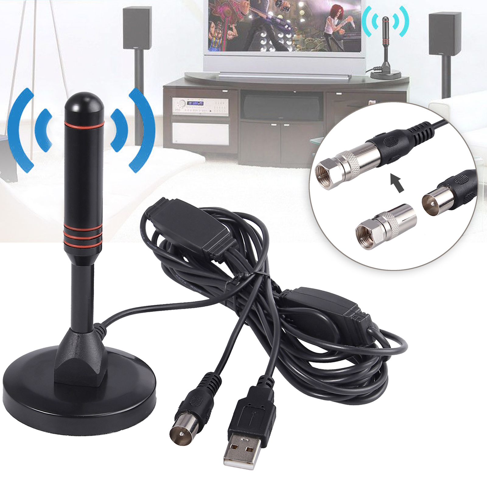 Portable TV Antenna Aerial DVBT Best High Definition Caravan Digital