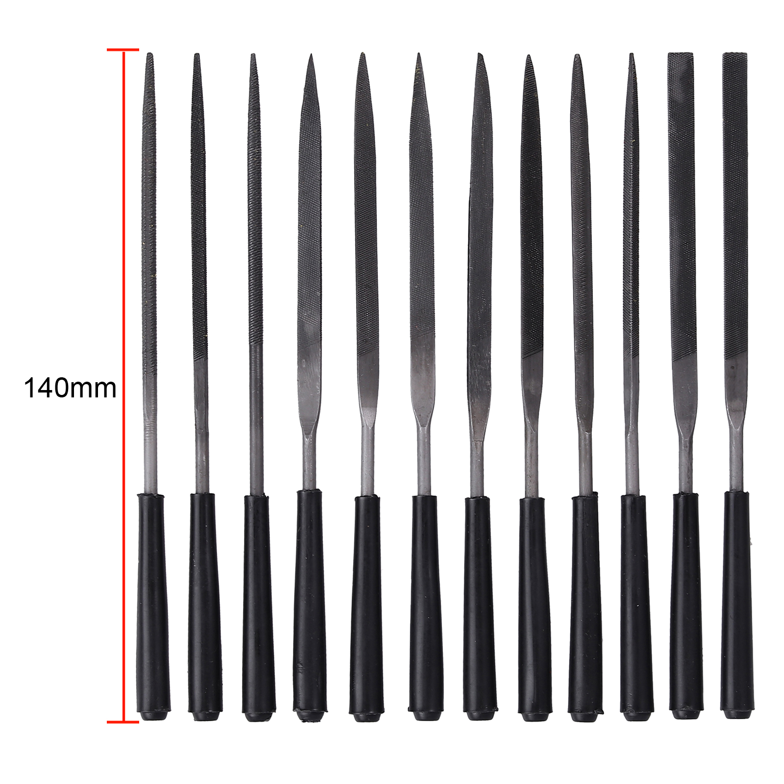 6pc No.2 Needle File Set Precision Jewellers Small Jewellery Metal Hand In Case