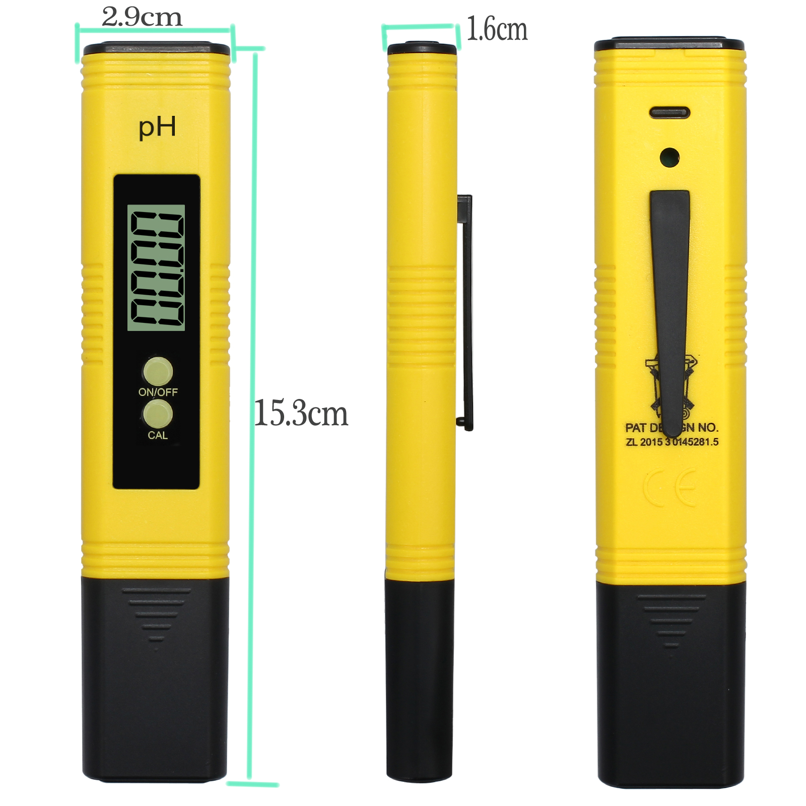 NEW 0.00-14.00pH Hydroponic Digital PH Meter Aquarium Pool Water ...