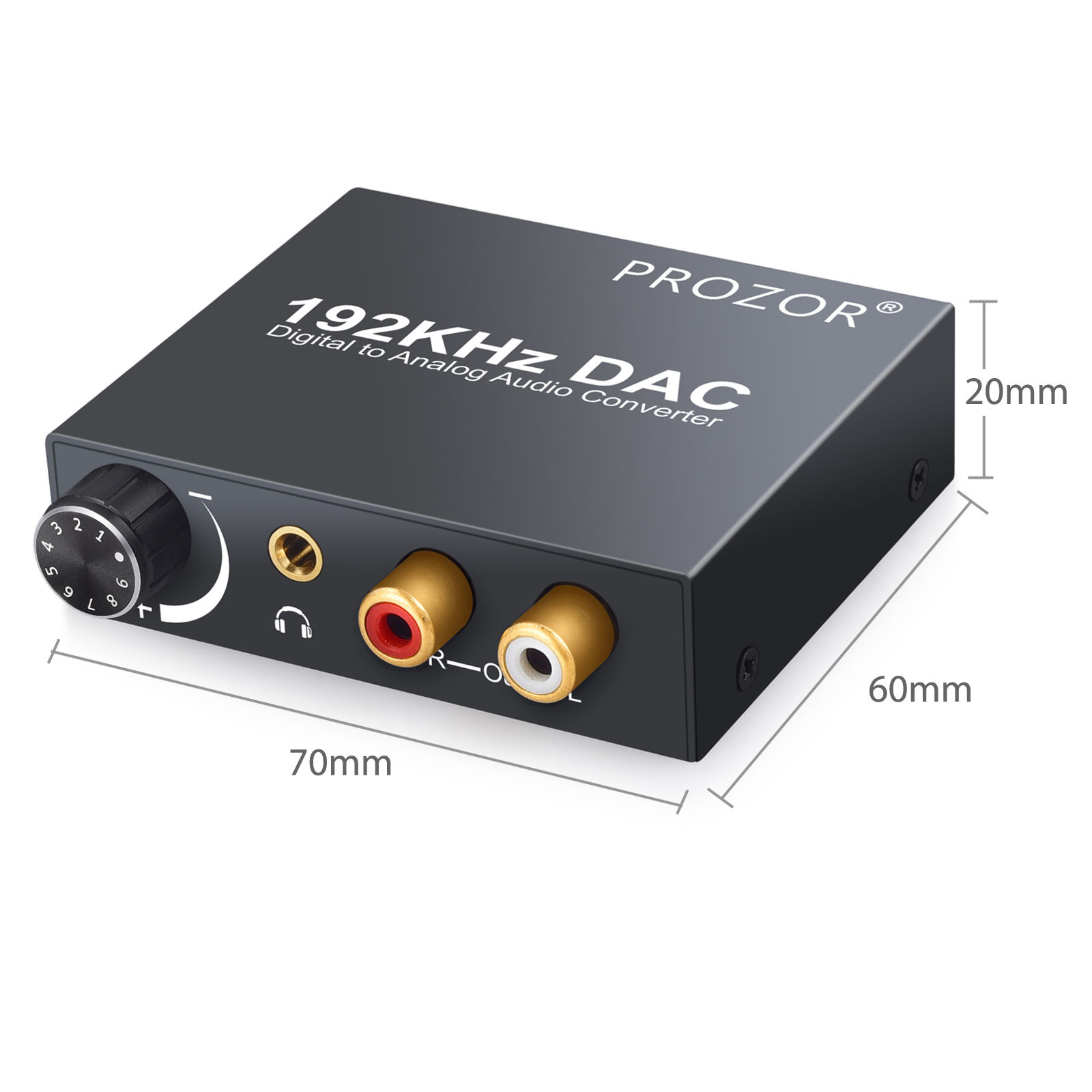 192KHz Audio Konverter DAC Wandler Digital Optisch Toslink ...