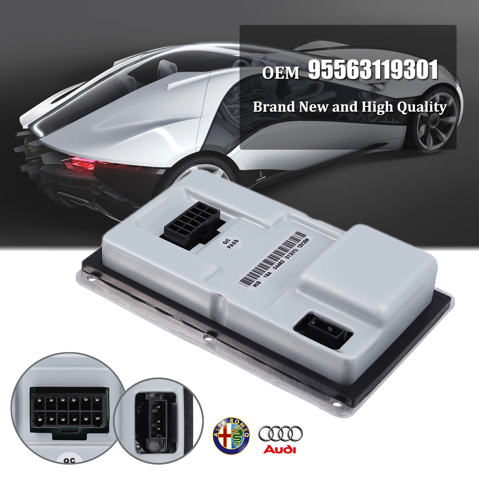 12pin Xenon Ballast HID Headlight Headlamp Control Unit OEM