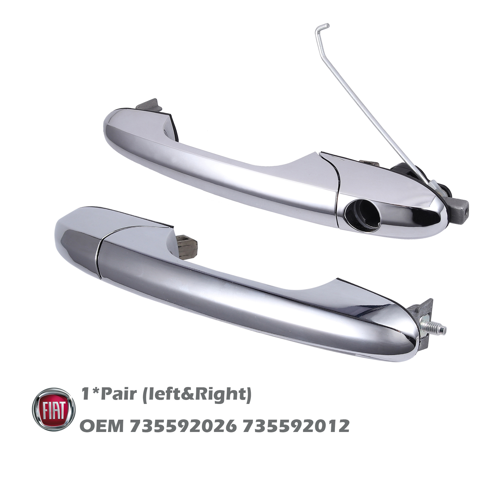 fiat 500 drivers side door handle