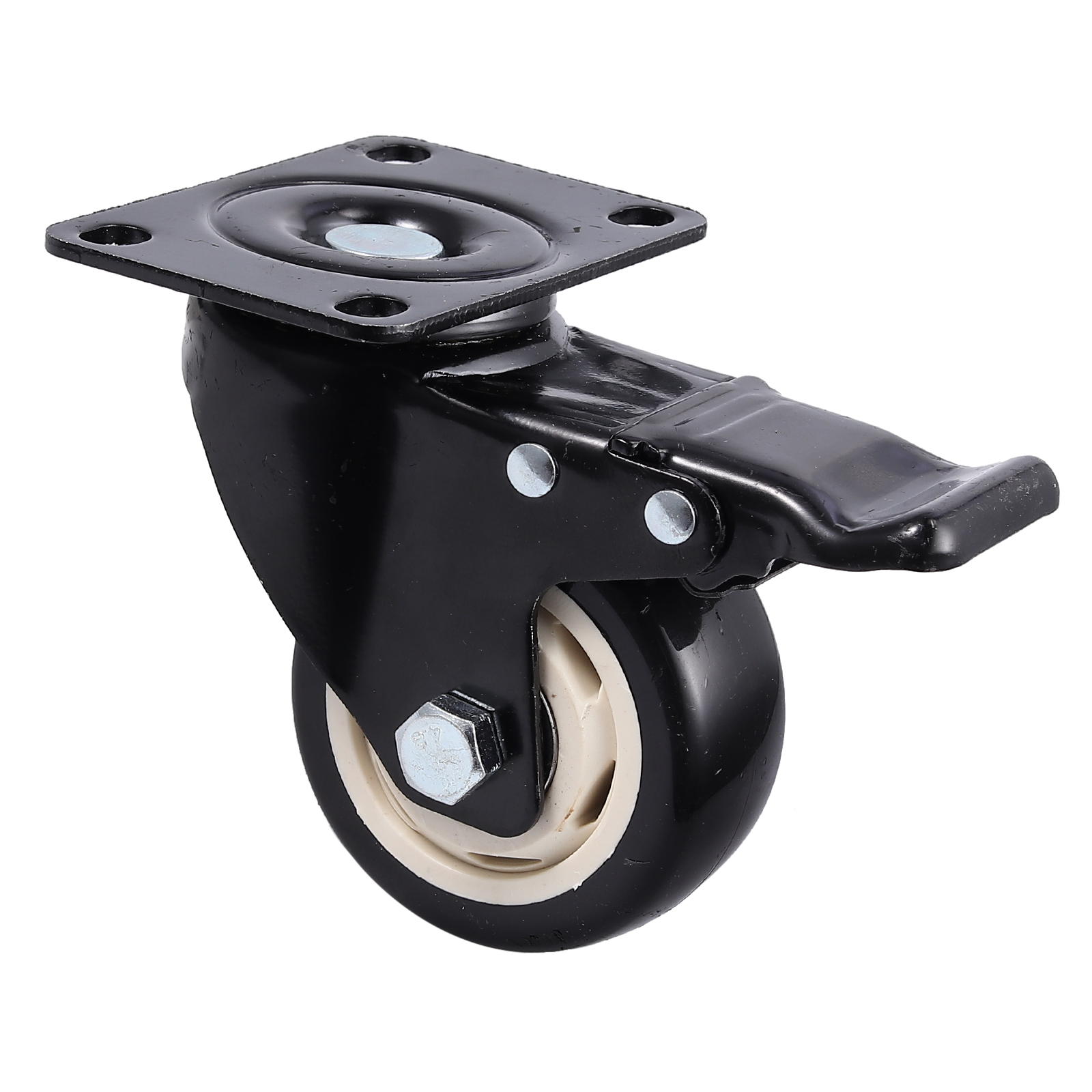 4 Pack 3" Shopping Carts Caster Wheels Swivel Plate eavy Duty Dual