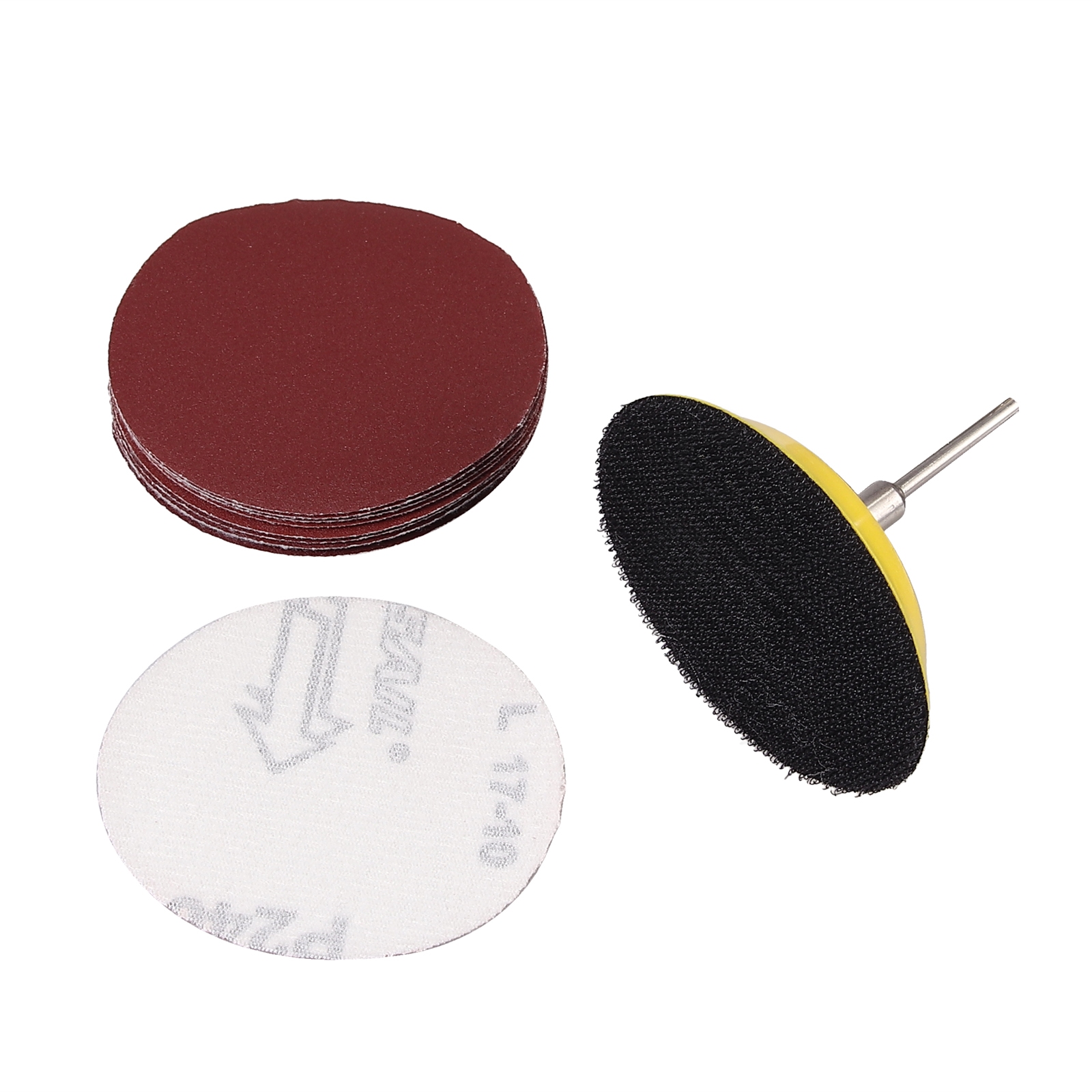 100pcs×3'' 75mm+M6 Drill Sanding Discs Pads Grit Hook/Loop Sandpaper/Sanding Pad eBay