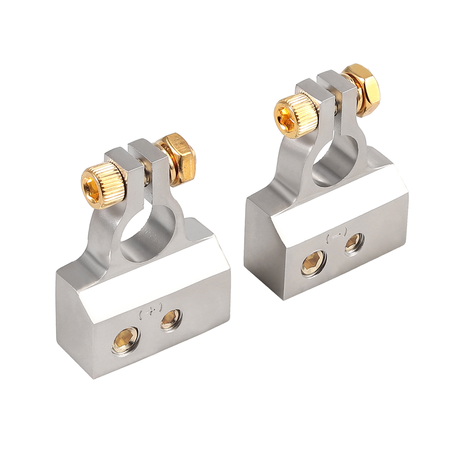 2/4/8/10 Gauge AWG Positive & Negative Battery Terminal Clamp and Spacer Shims 696567164356 eBay