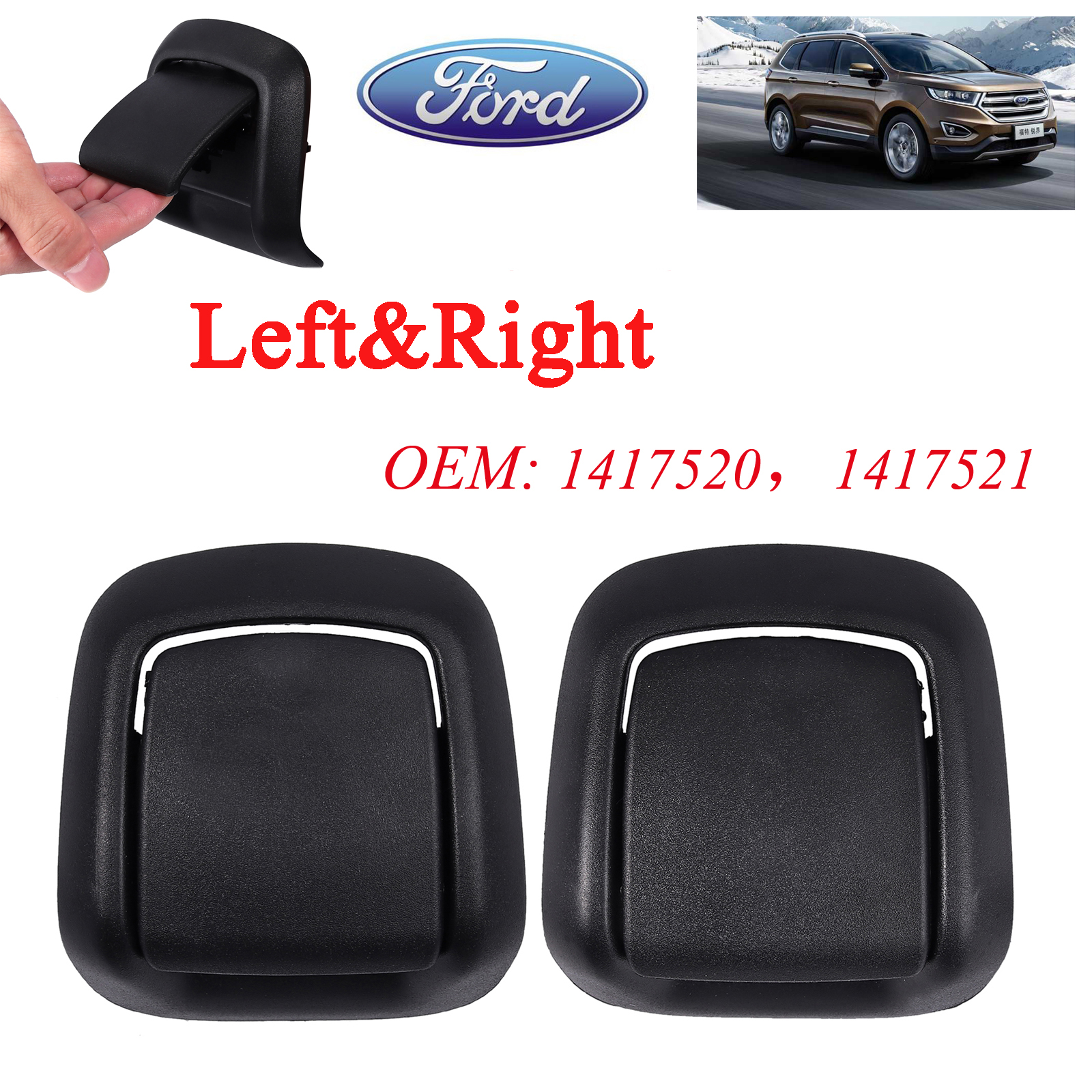 Details About Car Seat Tilt Handle Left Right Front 1417520 1417521 For Ford Fiesta Mk6 02 08